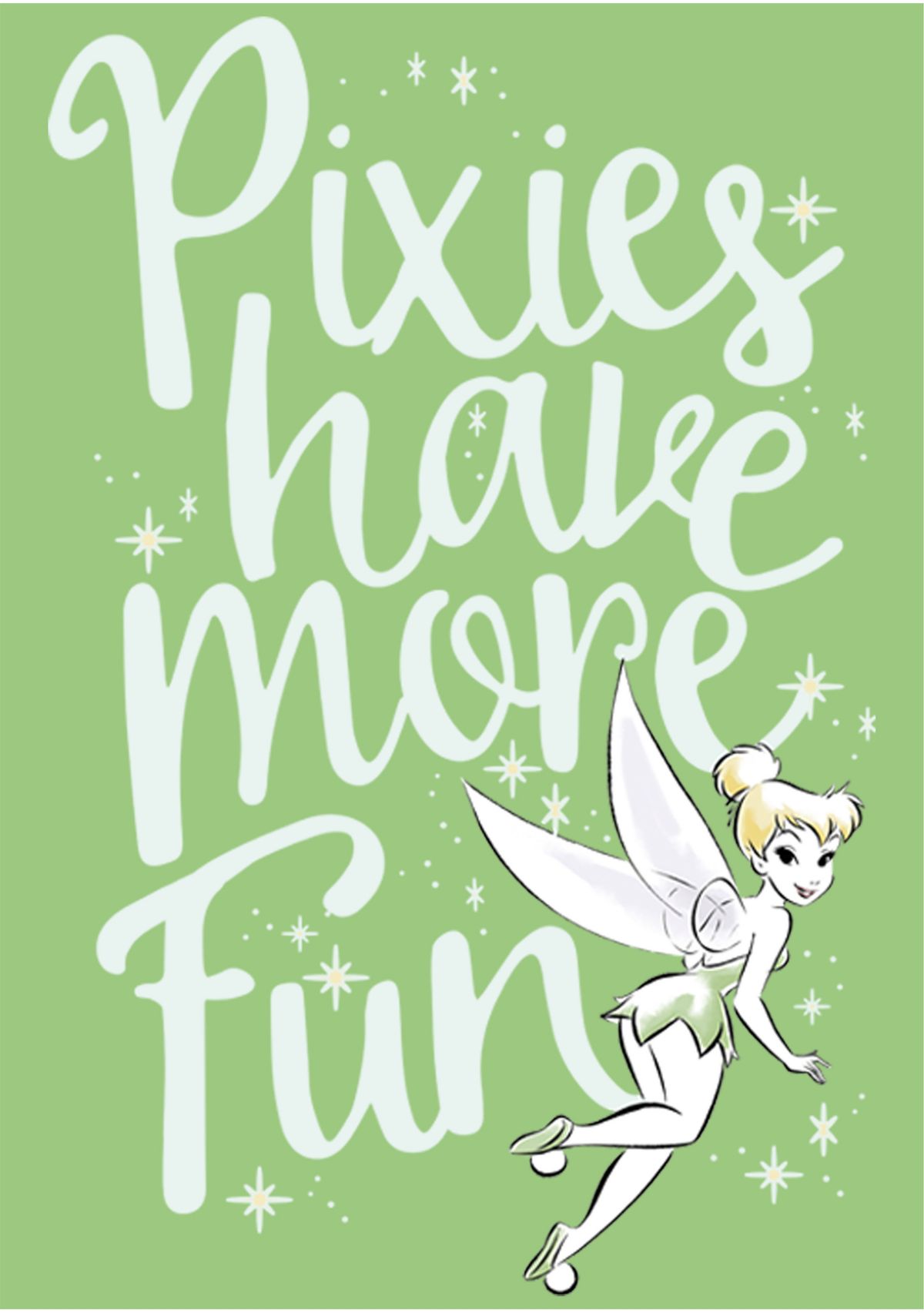  Girls 7-16 Pixies Are Fun Graphic T-Shirt 