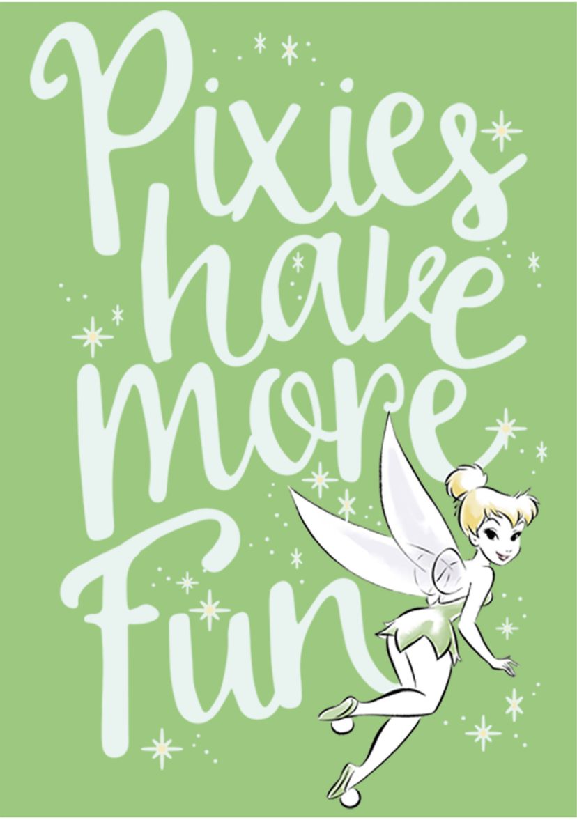  Girls 7-16 Pixies Are Fun Graphic T-Shirt 