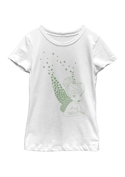 Disney® Girls 4-6x Tinkerbell Tink Clovers Graphic T-Shirt