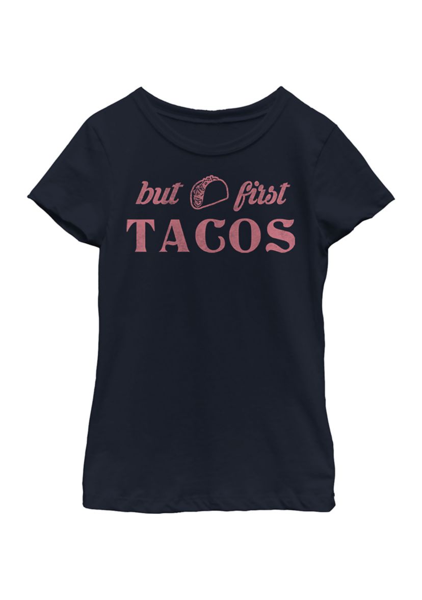 Girls 4-6x First Tacos T-Shirt