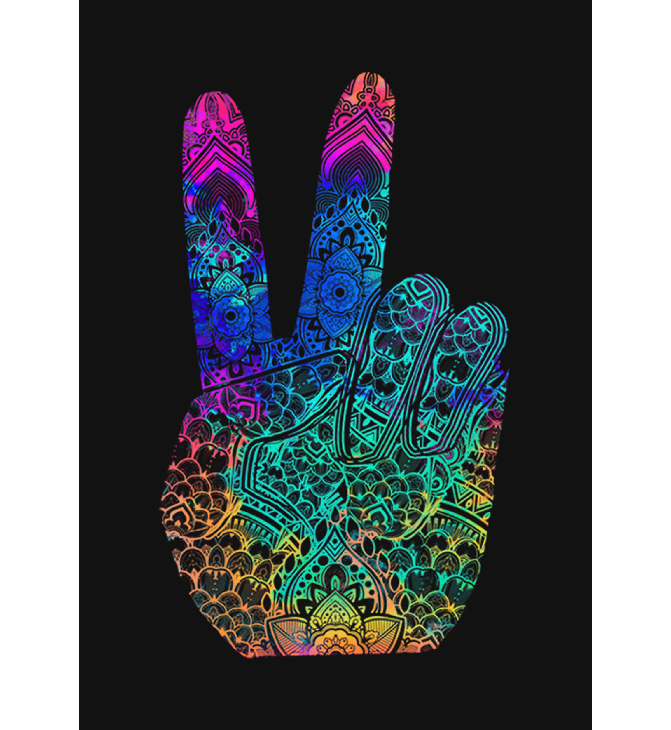 Girls 4-6x Rainbow Peace T-Shirt