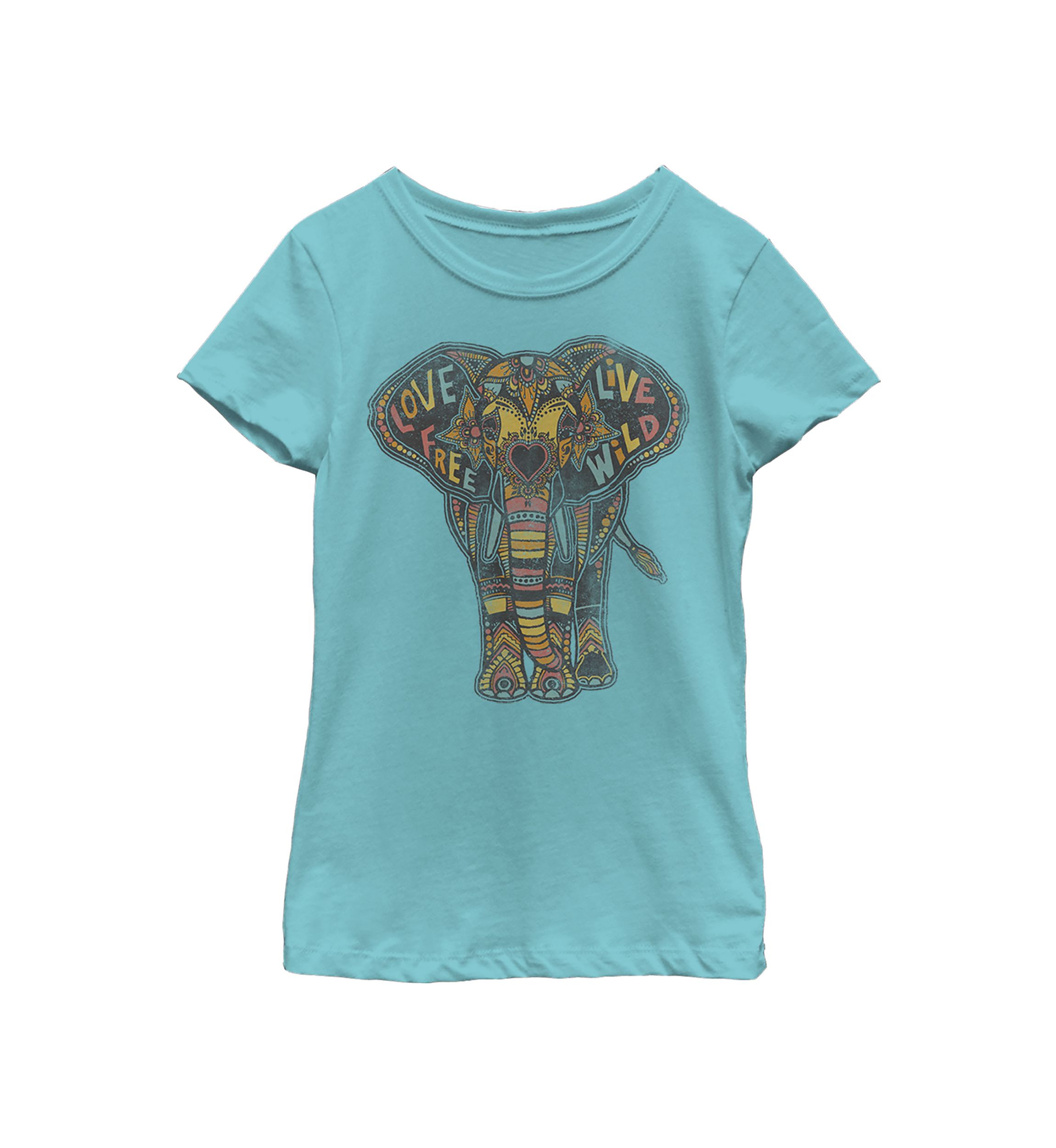 Love Elephant Graphic T-Shirt