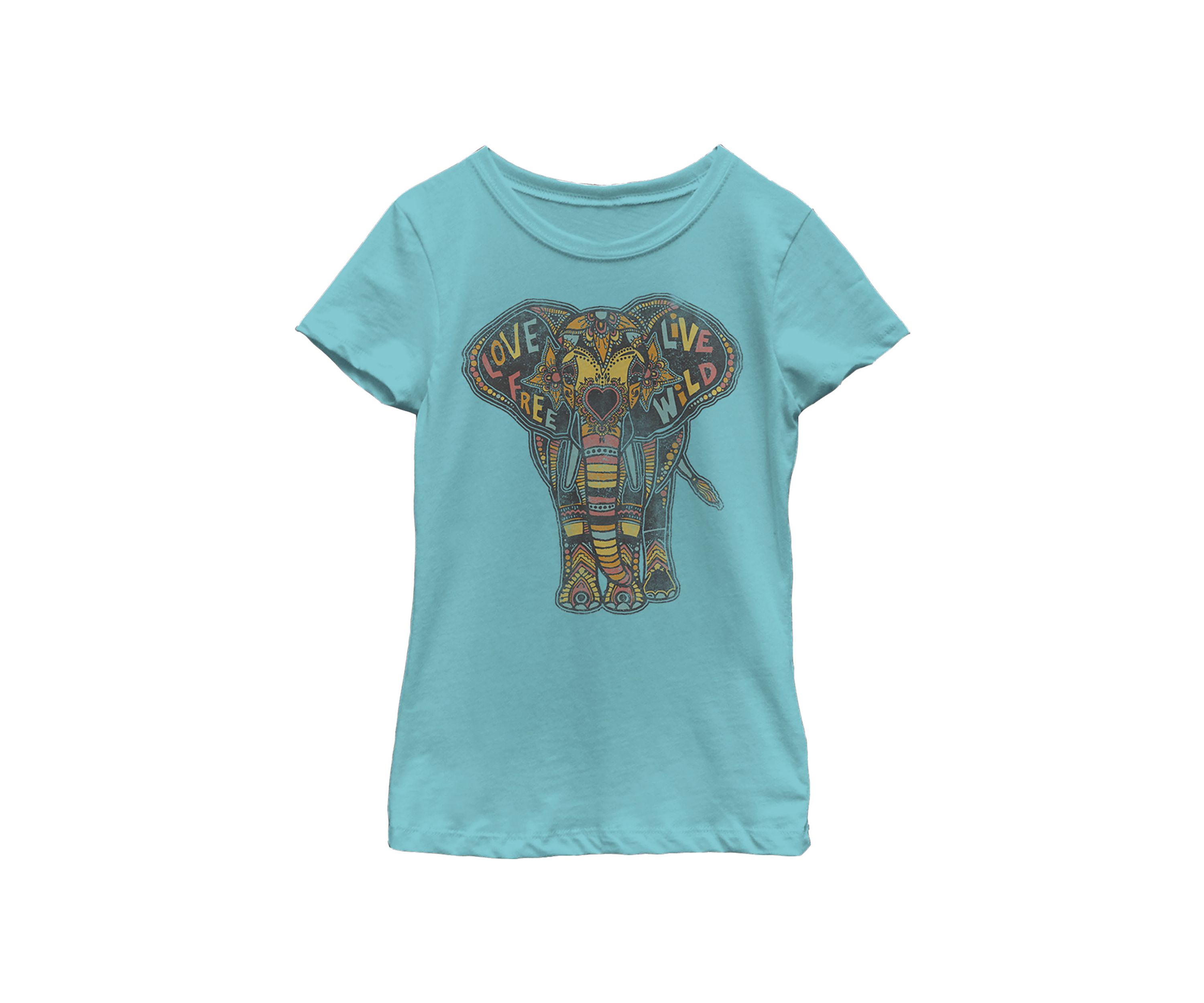 Love Elephant Graphic T-Shirt
