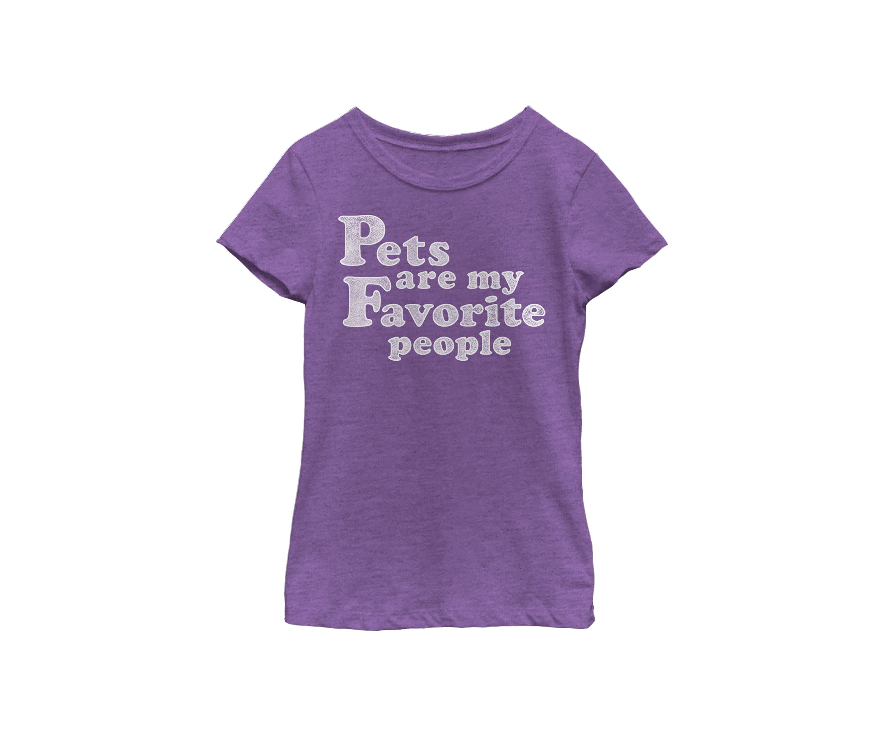 Girls 4-6x Pets Favorite People T-Shirt