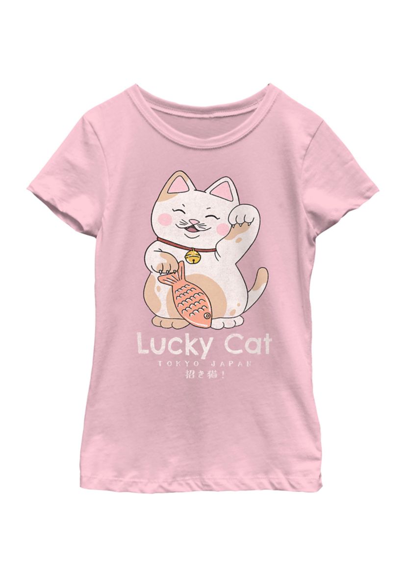 Lucky Cat Graphic T-Shirt