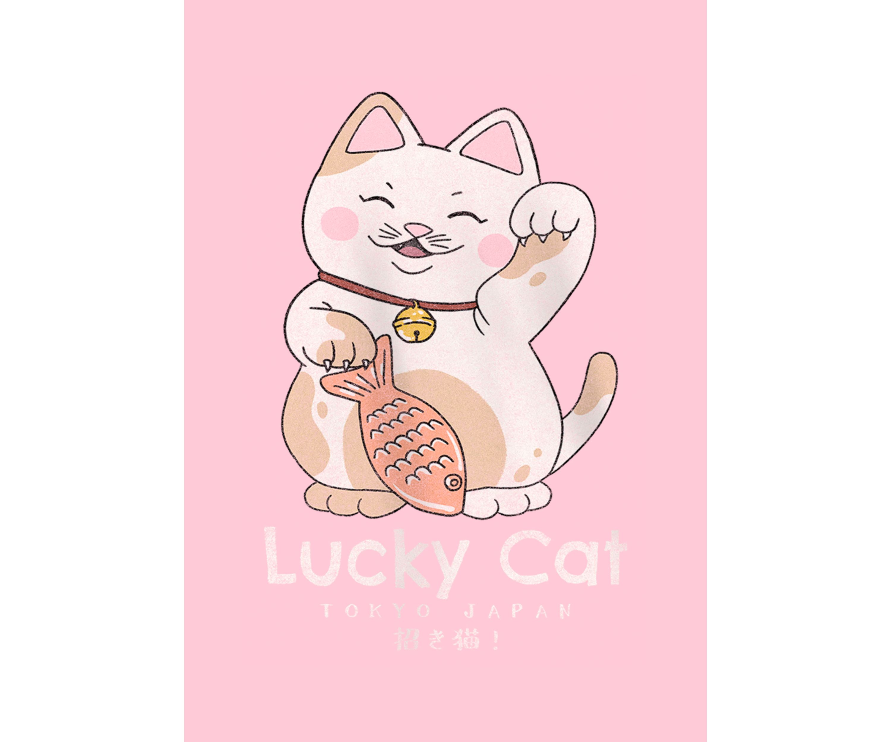 Lucky Cat Graphic T-Shirt