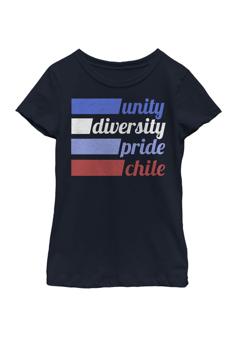 Girls 4-6x Chile Unity Graphic T-Shirt
