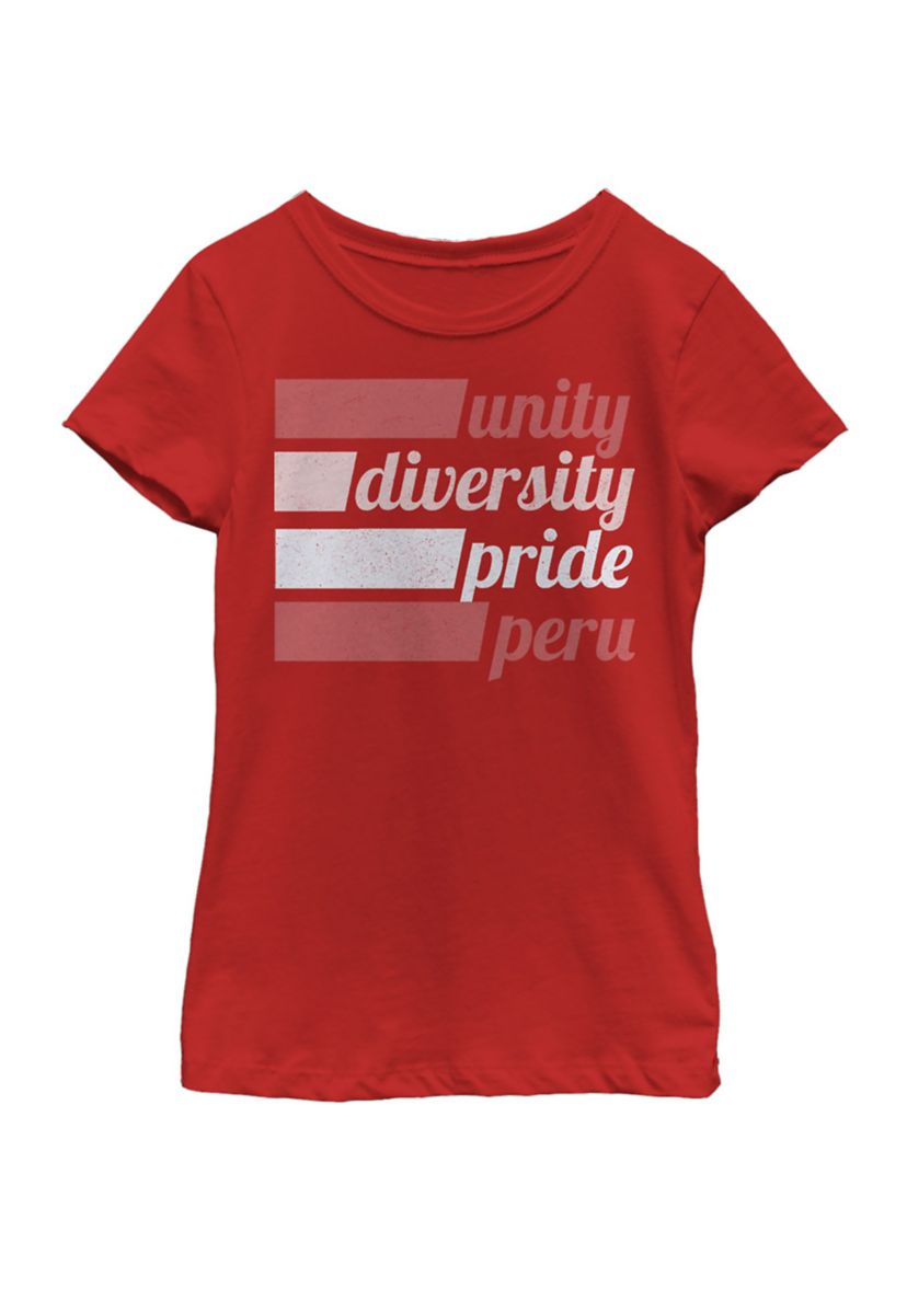 Girls 4-6x Peru Unity Graphic T-Shirt
