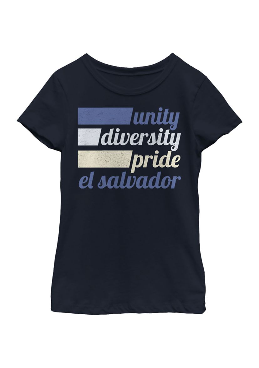Girls 4-6x El Salvador Unity Graphic T-Shirt