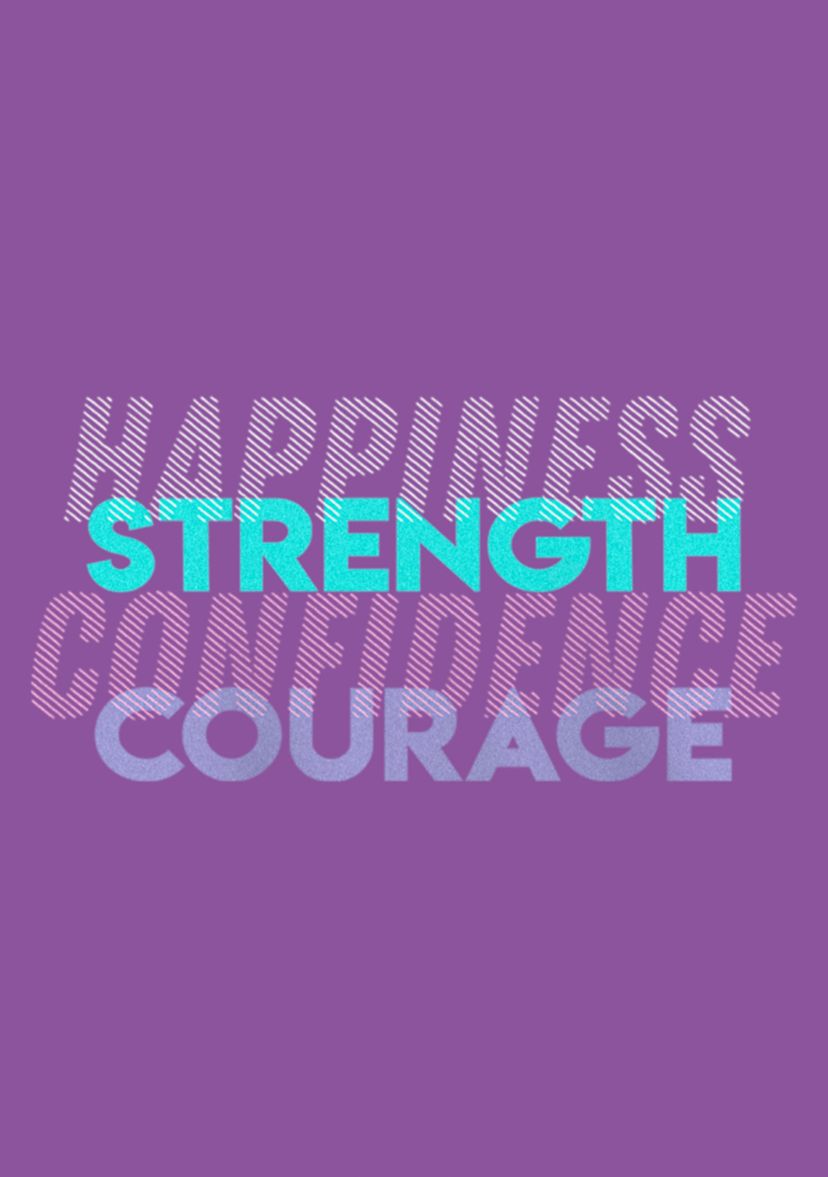 Strength Confidence Graphic T-Shirt