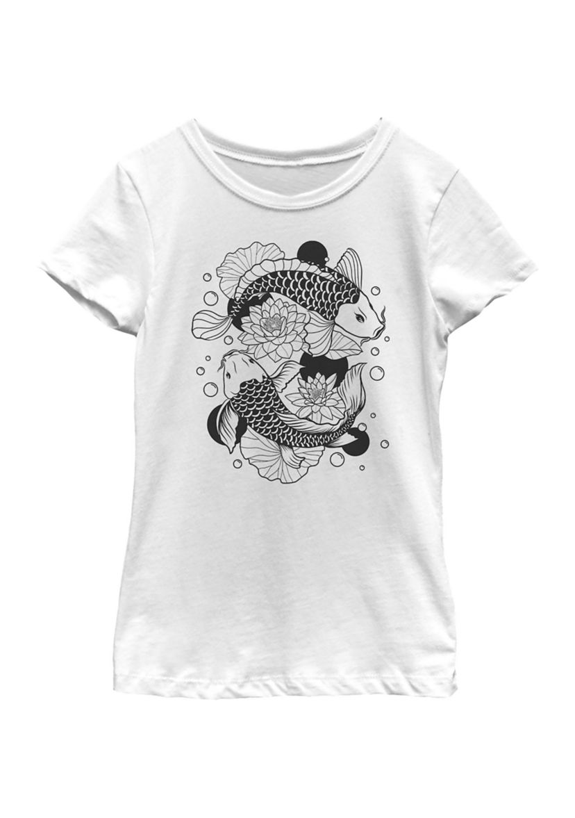 Koi Fishes Graphic T-Shirt