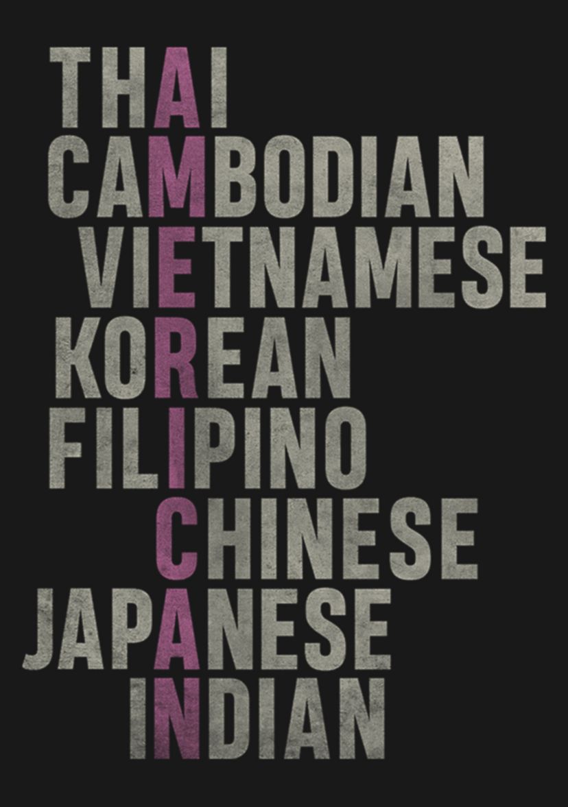 Asian Americans Graphic T-Shirt