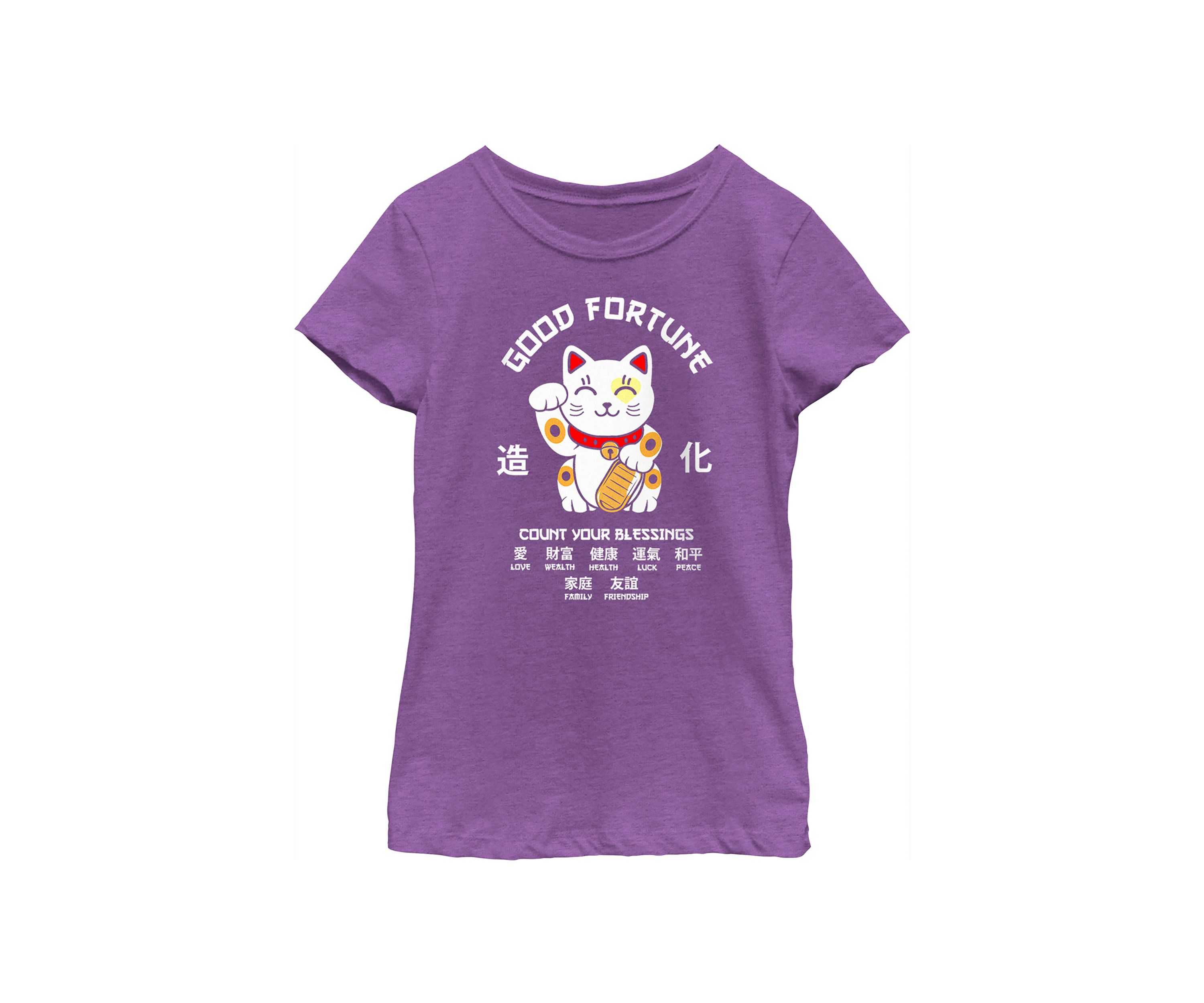 Lucky Cat Fortunes Graphic T-Shirt