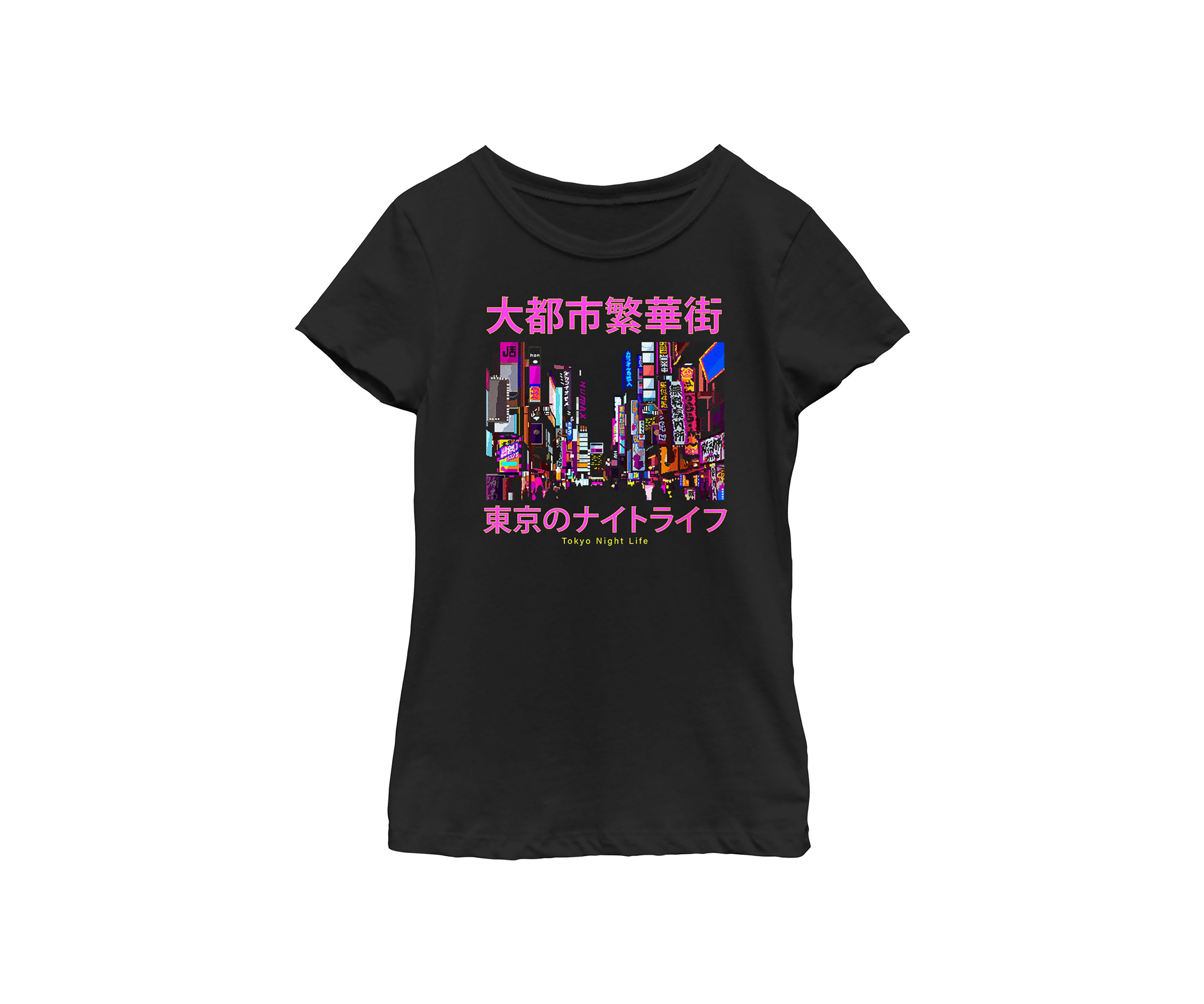 Tokyo Nightlife Downtown Graphic T-Shirt