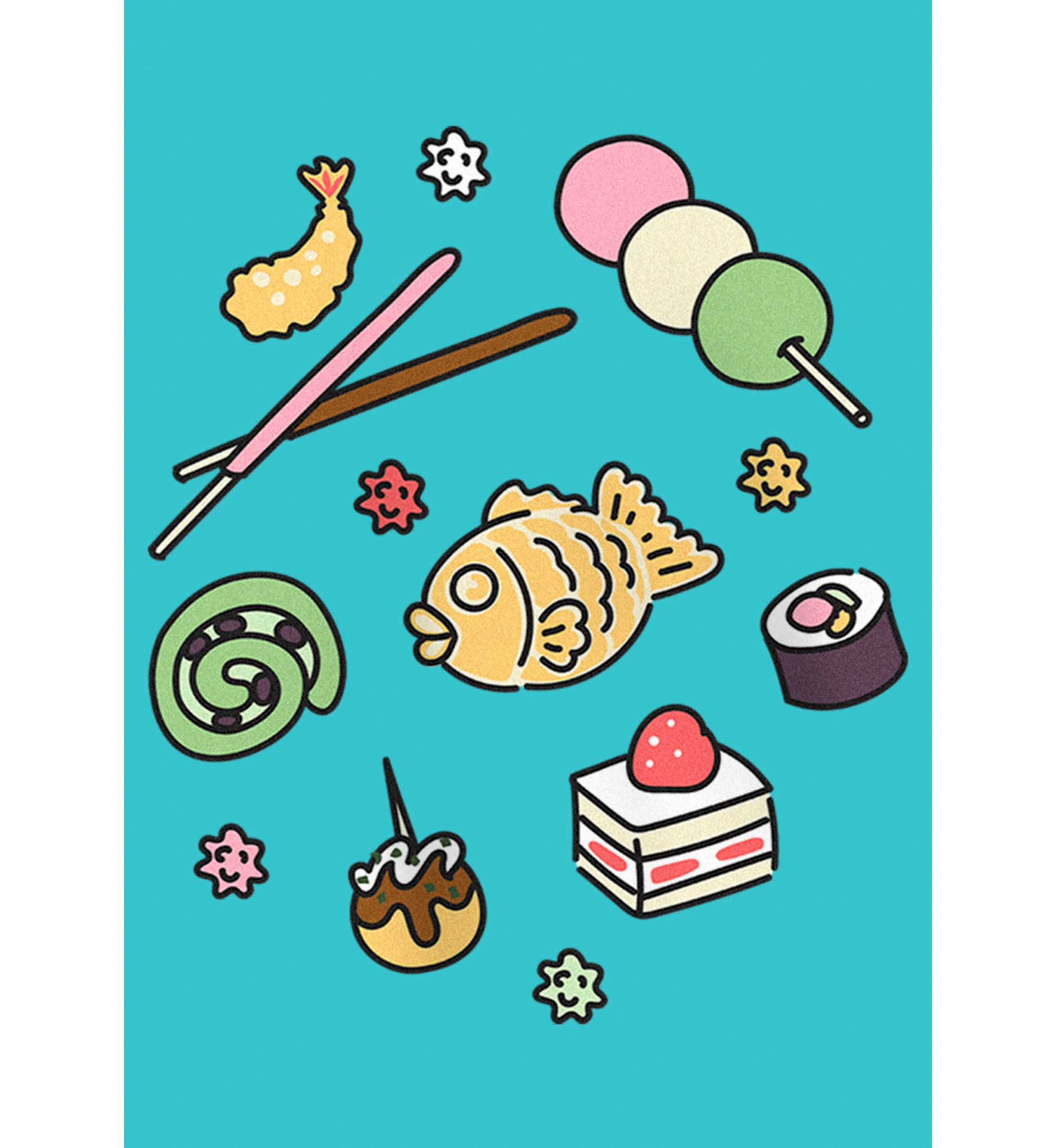 Japanese Snacks Graphic T-Shirt