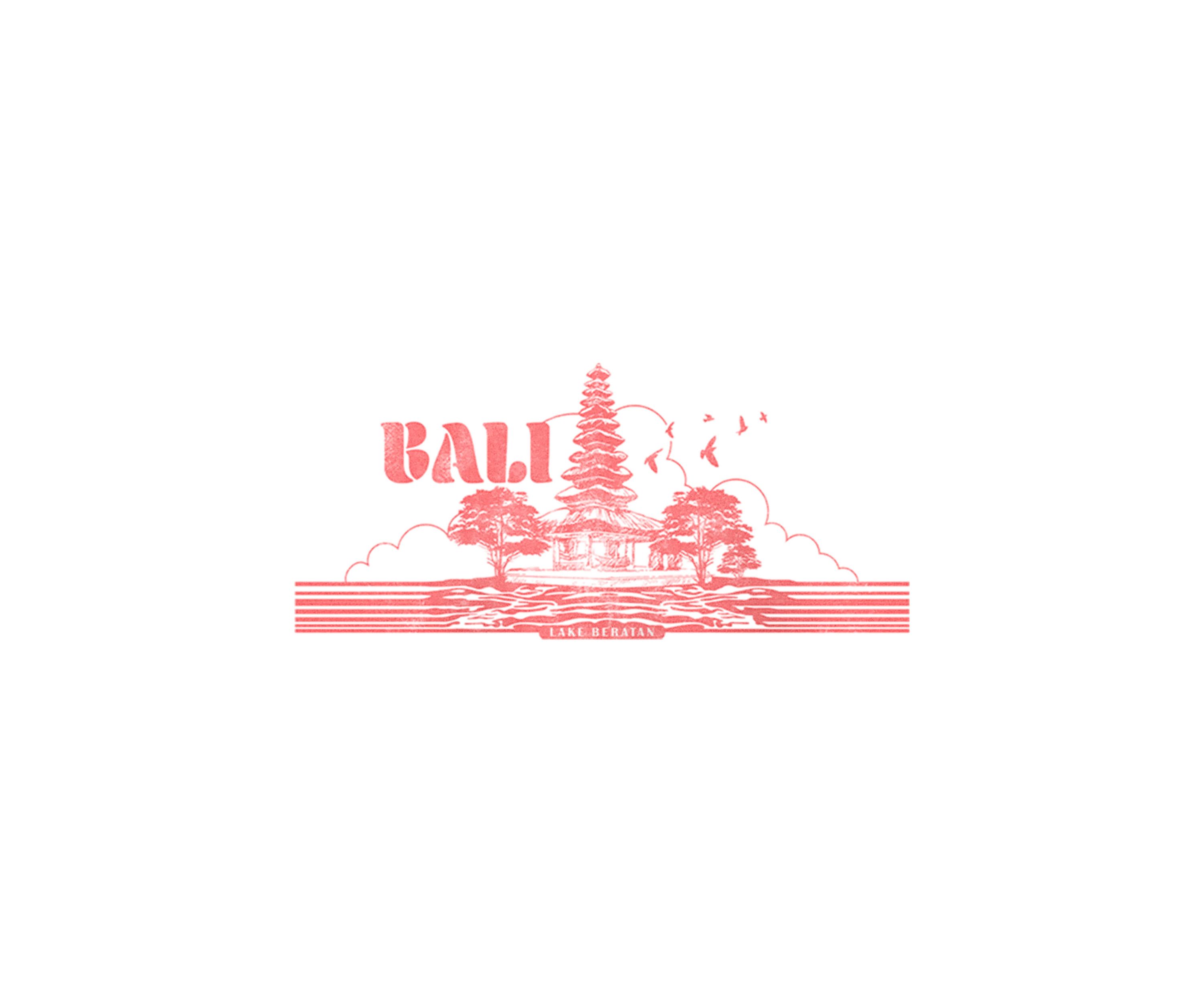 Bali Temple Graphic T-Shirt