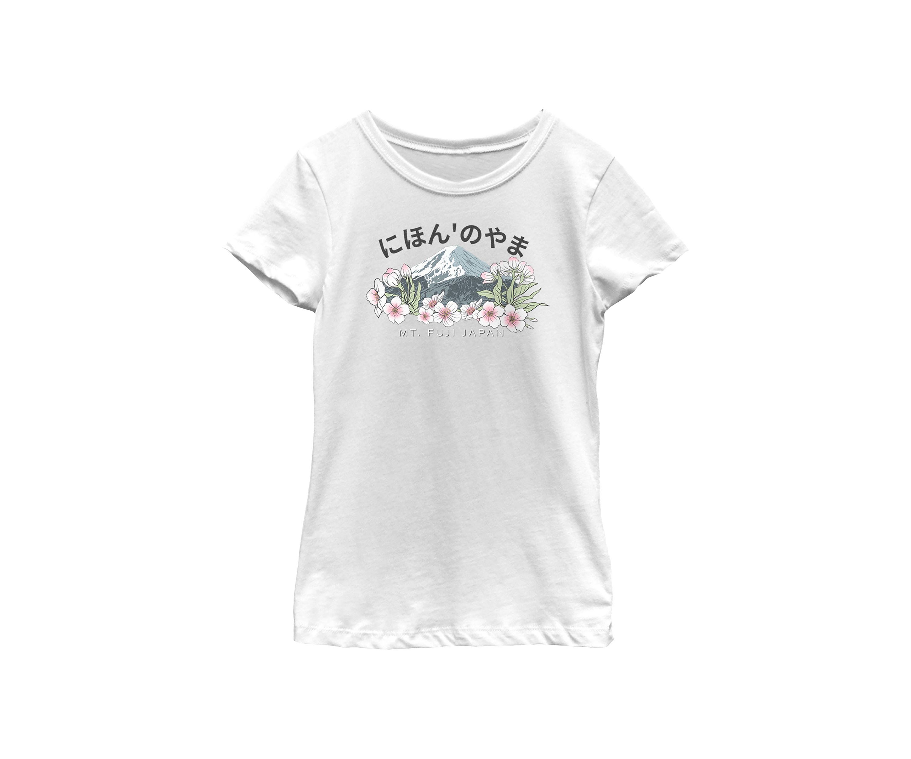 Fuji Blossoms Graphic T-Shirt