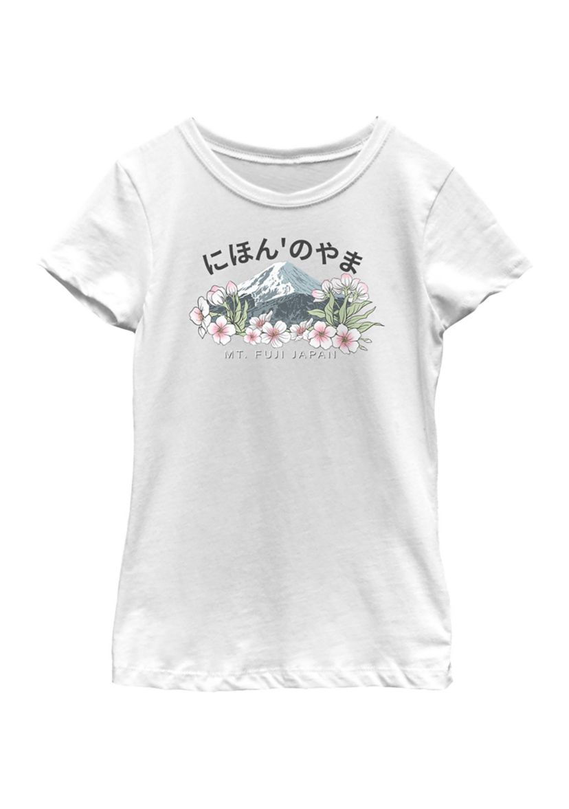 Fuji Blossoms Graphic T-Shirt