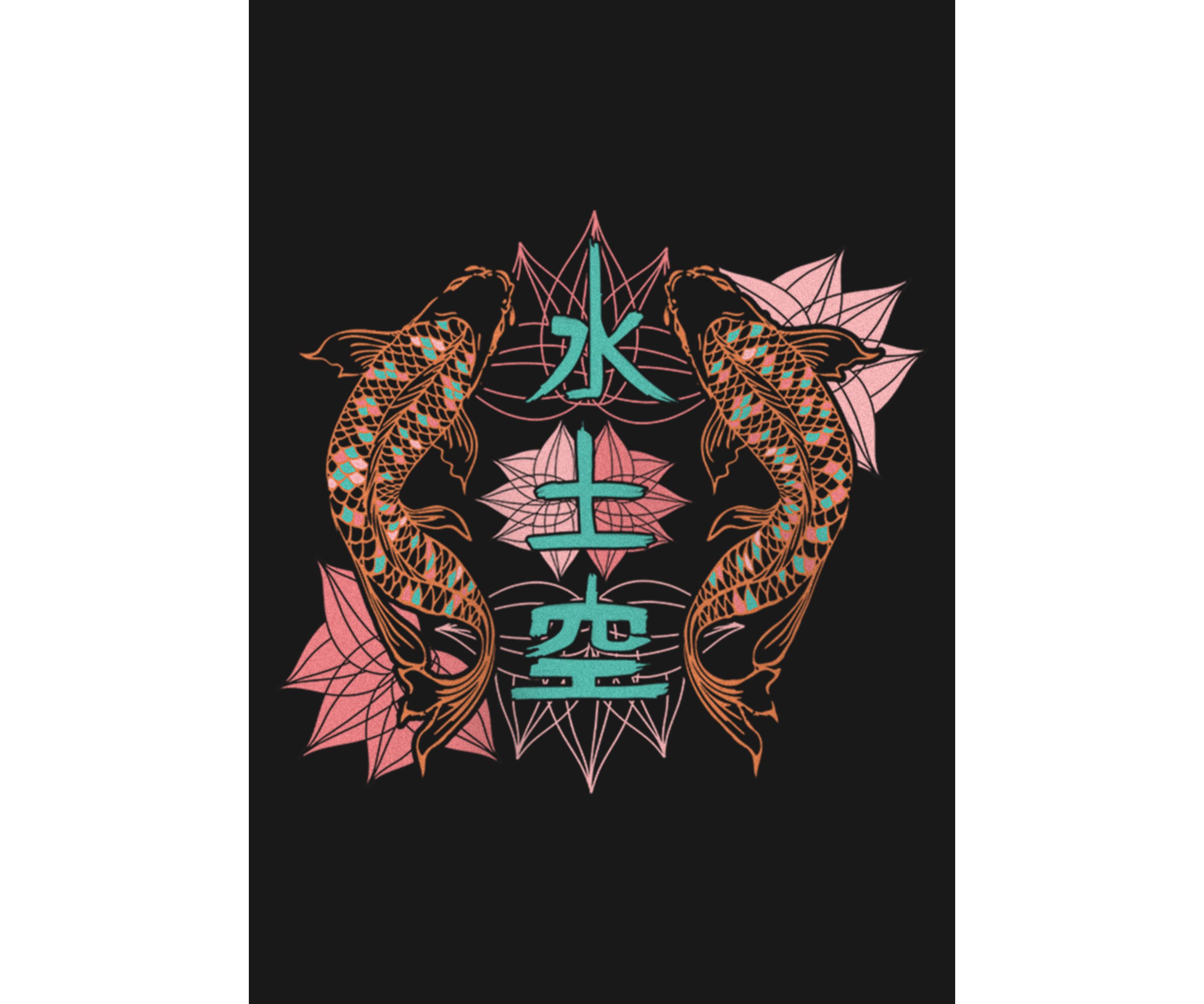 90S Koi Graphic T-Shirt