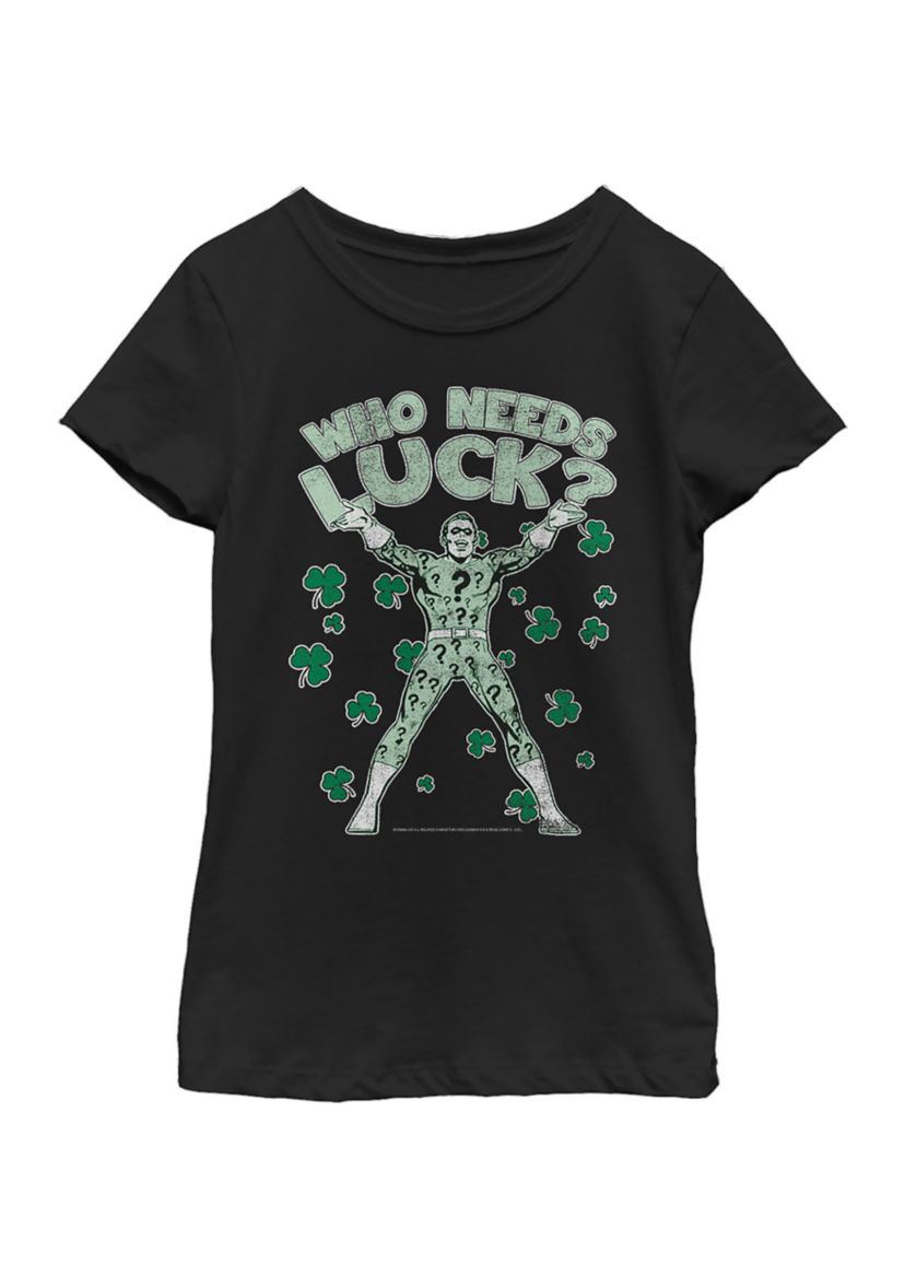 Girls 46x Batman Lucky Riddle Graphic Top