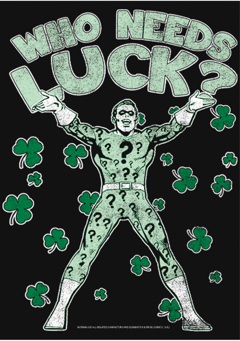 Girls 46x Batman Lucky Riddle Graphic Top