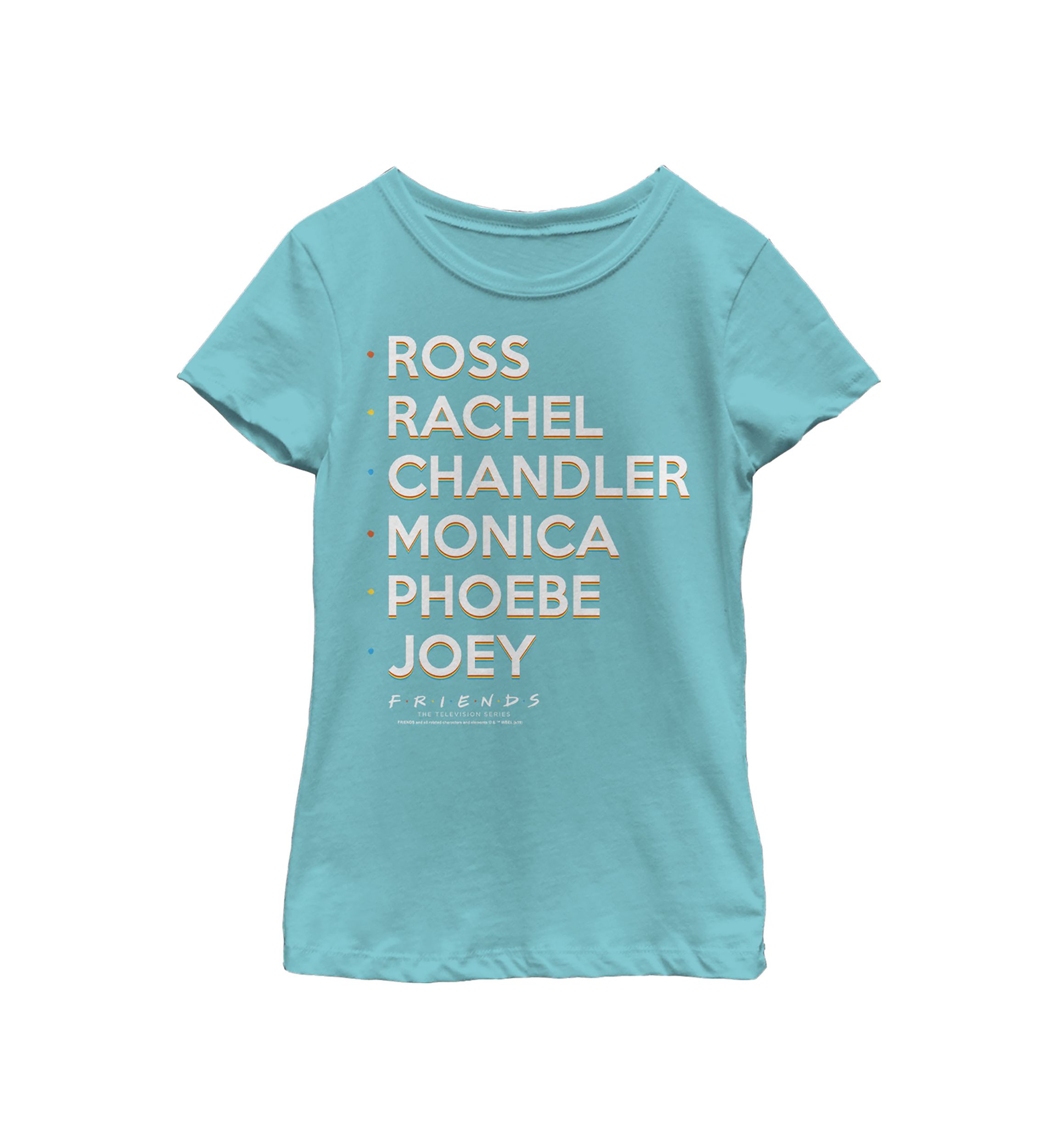 Girls 4-6x   Stacked Names Graphic T-Shirt