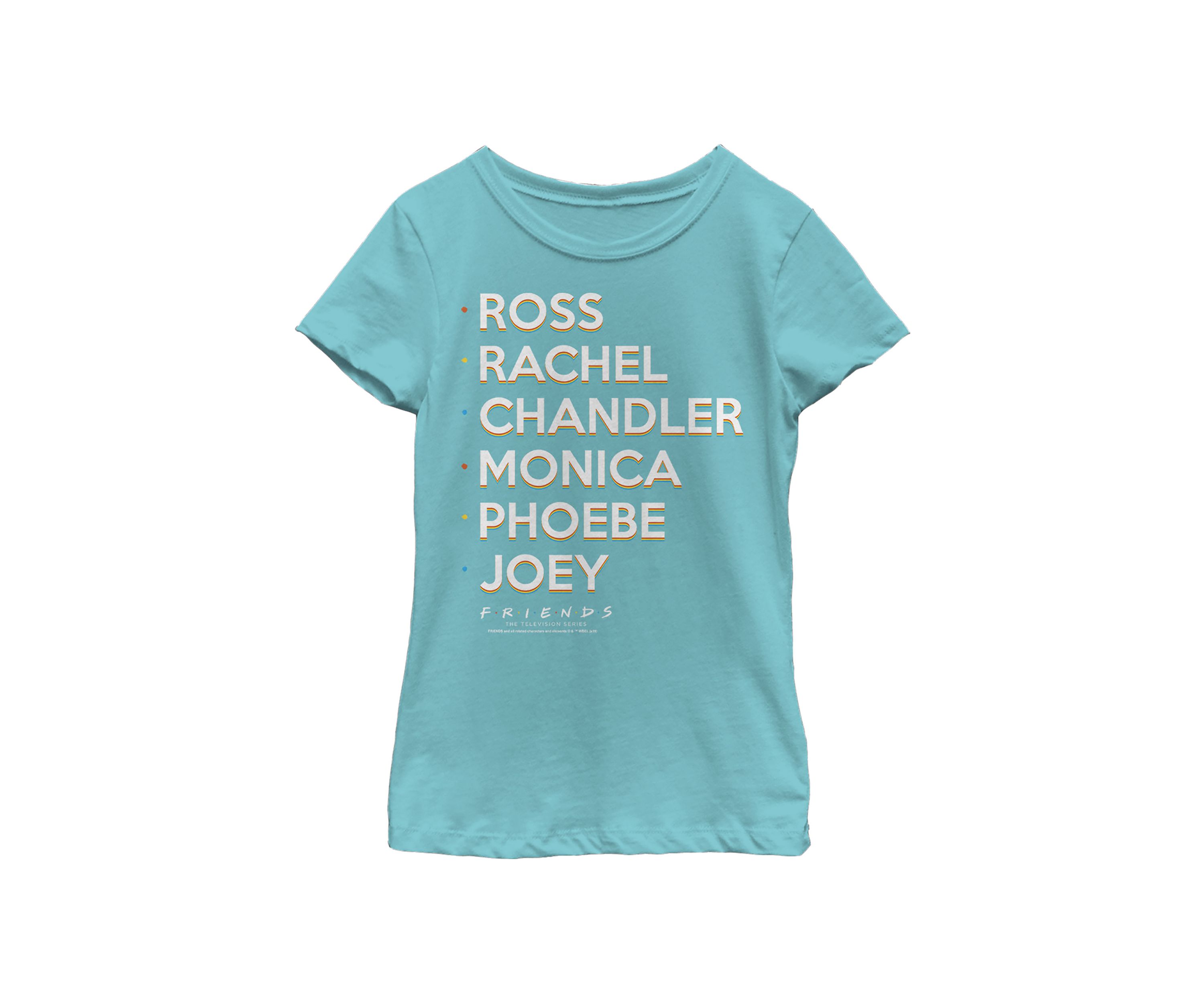 Girls 4-6x   Stacked Names Graphic T-Shirt