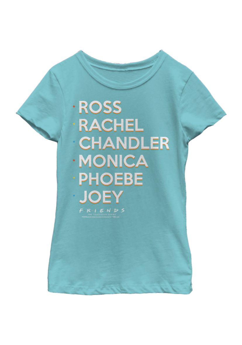 Girls 4-6x   Stacked Names Graphic T-Shirt