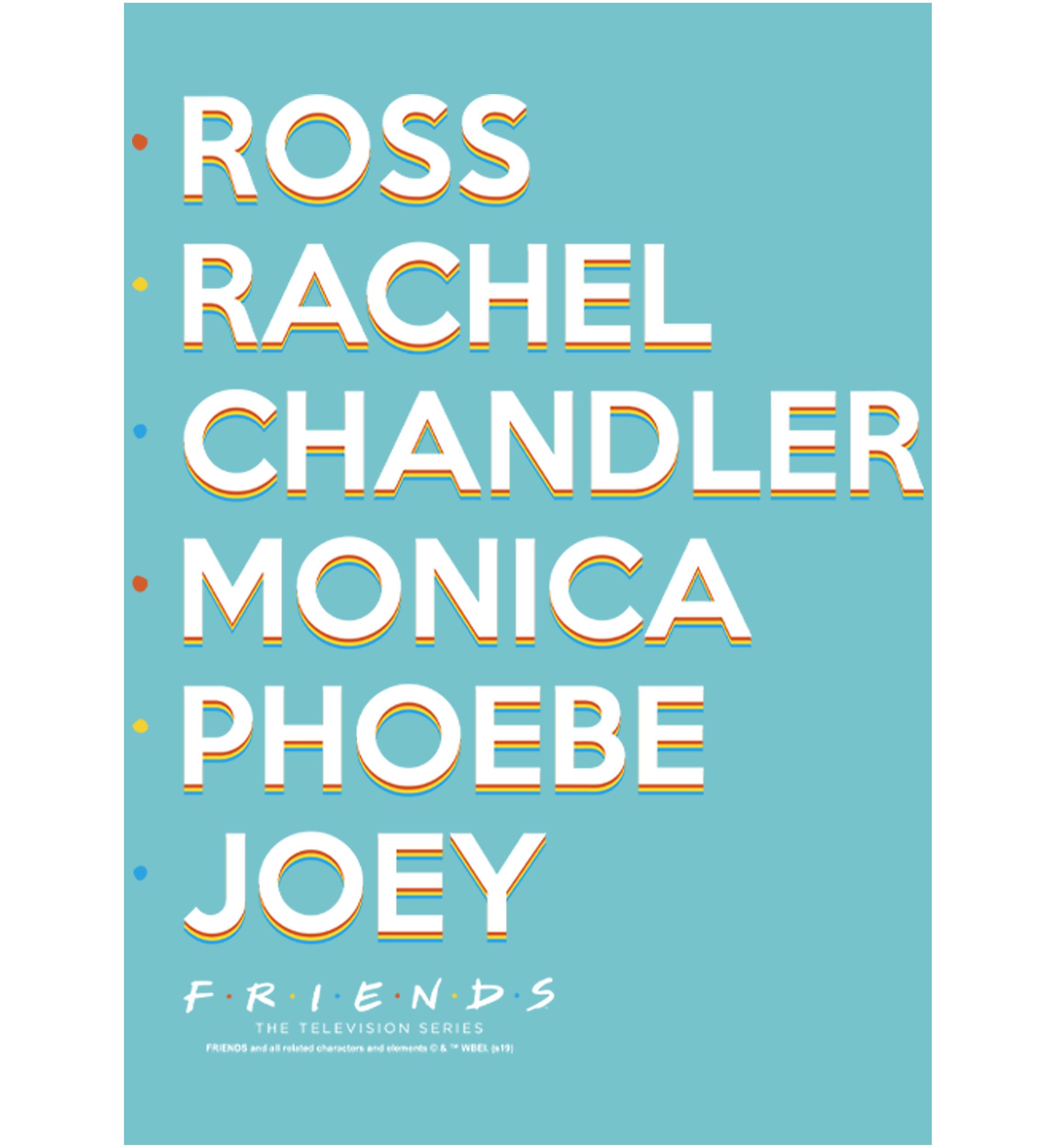 Girls 4-6x   Stacked Names Graphic T-Shirt