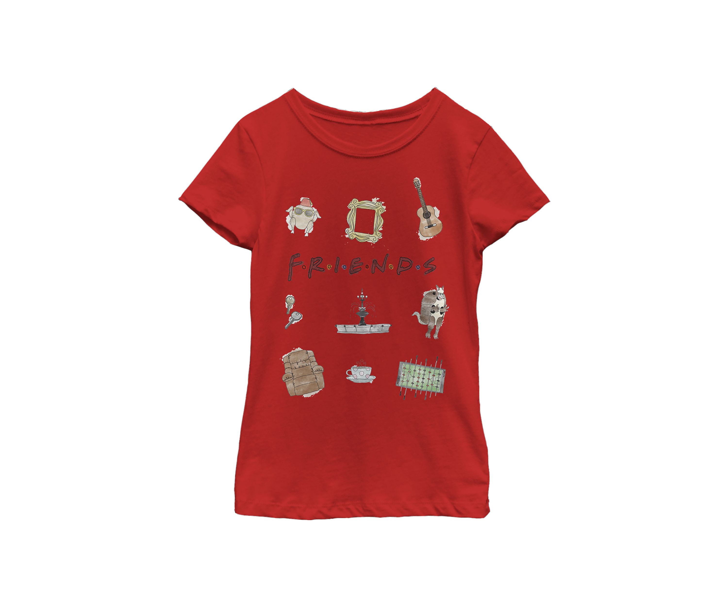 Girls 4-6x   Icons Graphic T-Shirt