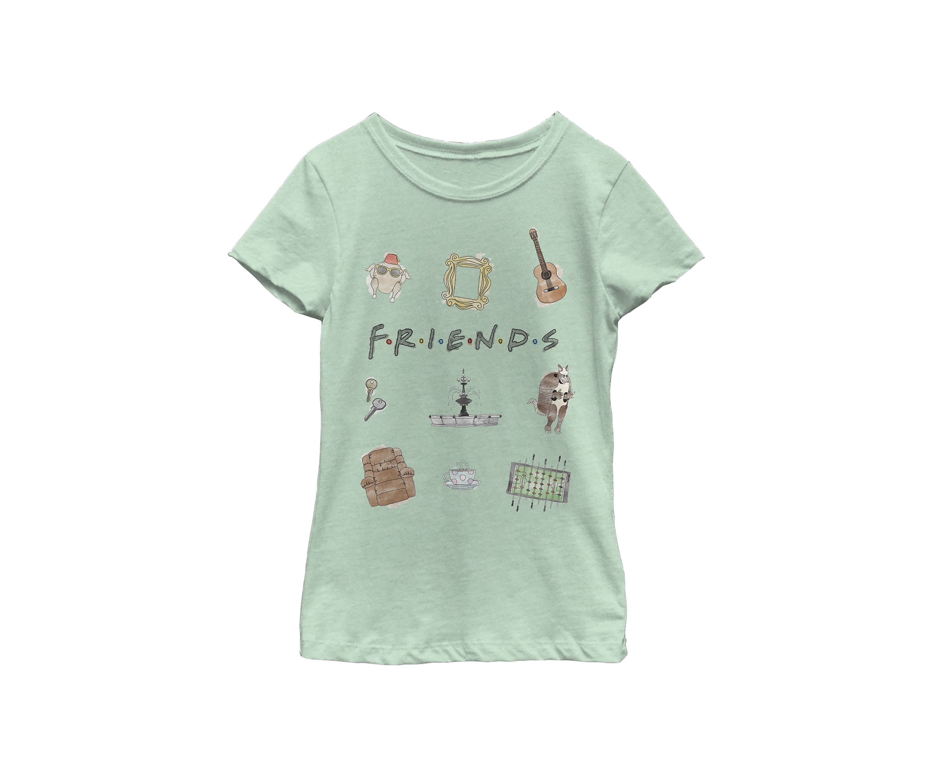 Girls 4-6x   Icons Graphic T-Shirt