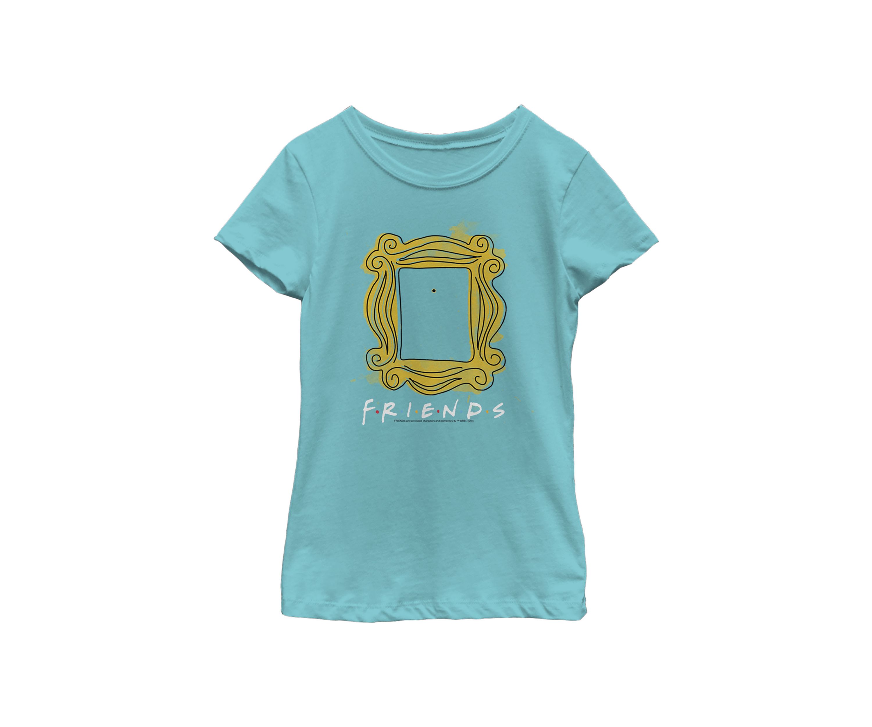 Girls 4-6x  Yellow Frame Graphic T-Shirt
