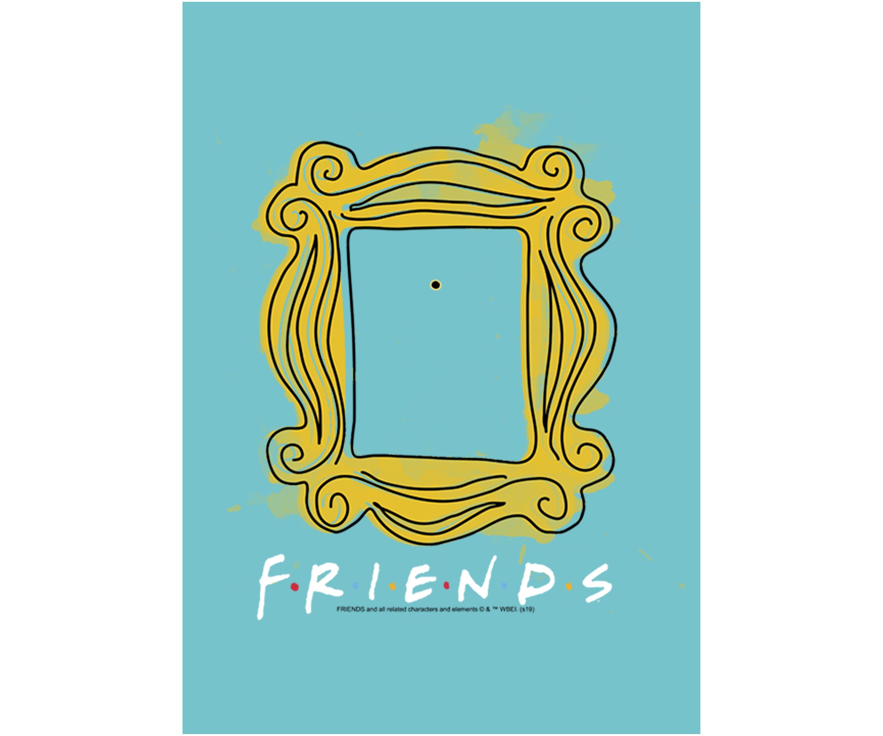 Girls 4-6x  Yellow Frame Graphic T-Shirt