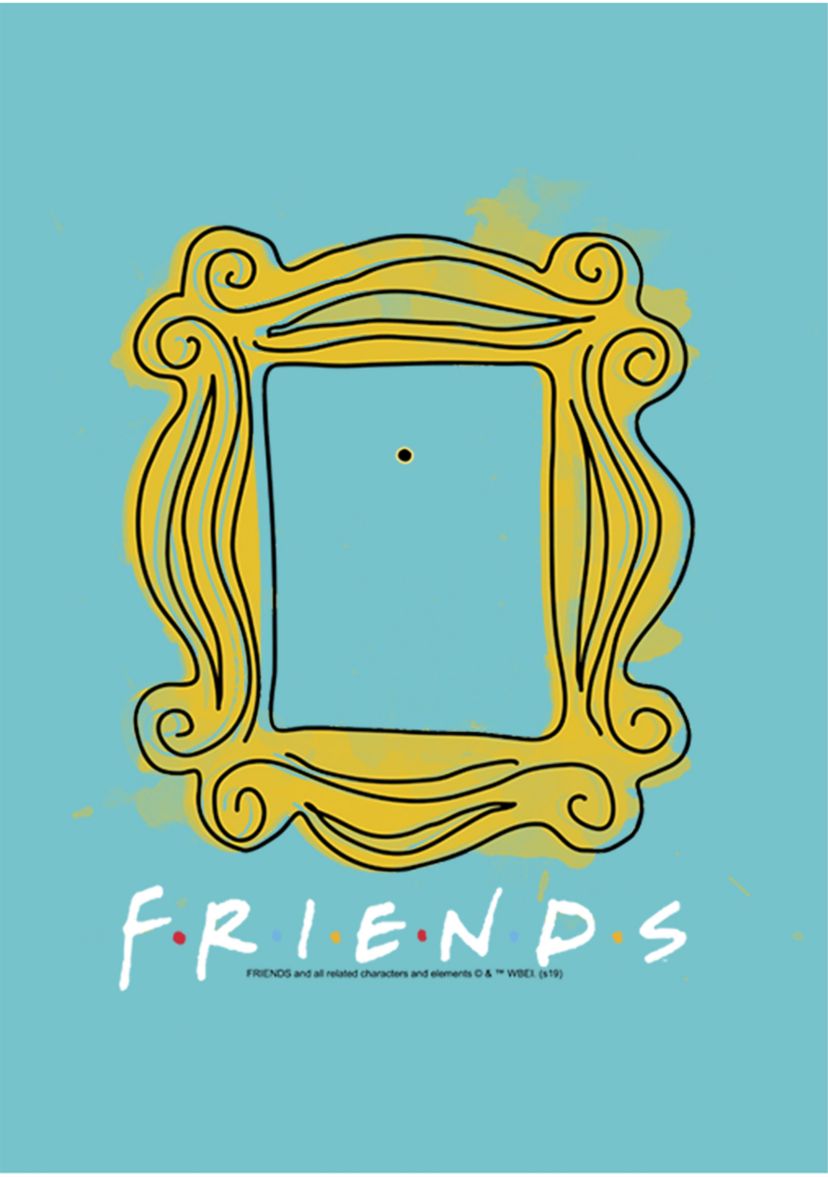 Girls 4-6x  Yellow Frame Graphic T-Shirt