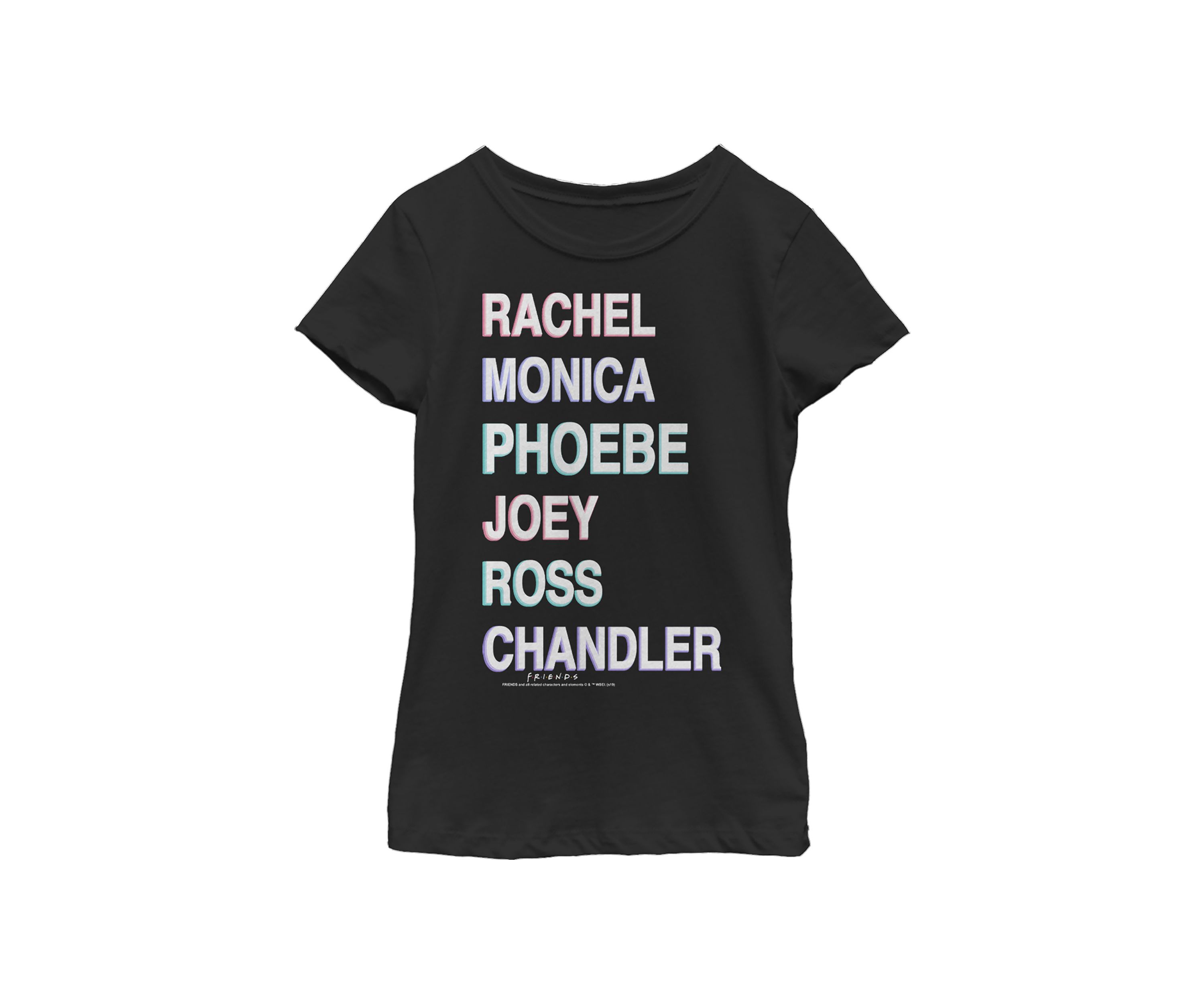 Girls 4-6x   Names Stacked Graphic T-Shirt