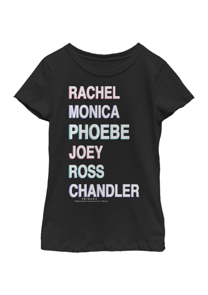 Girls 4-6x   Names Stacked Graphic T-Shirt