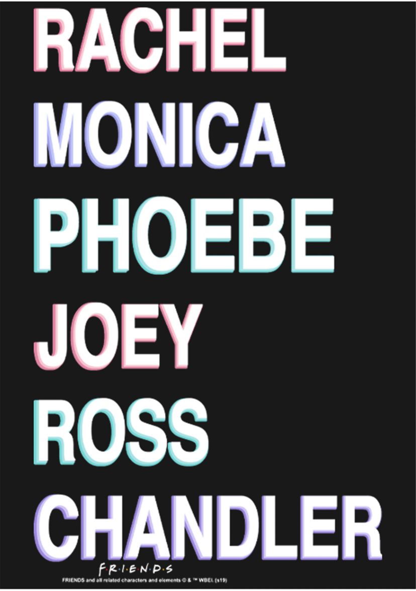 Girls 4-6x   Names Stacked Graphic T-Shirt
