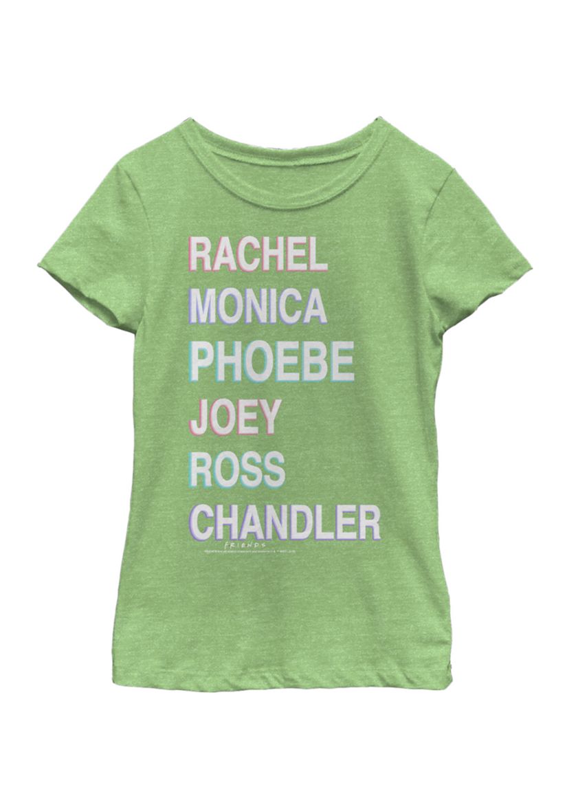 Girls 4-6x   Names Stacked Graphic T-Shirt