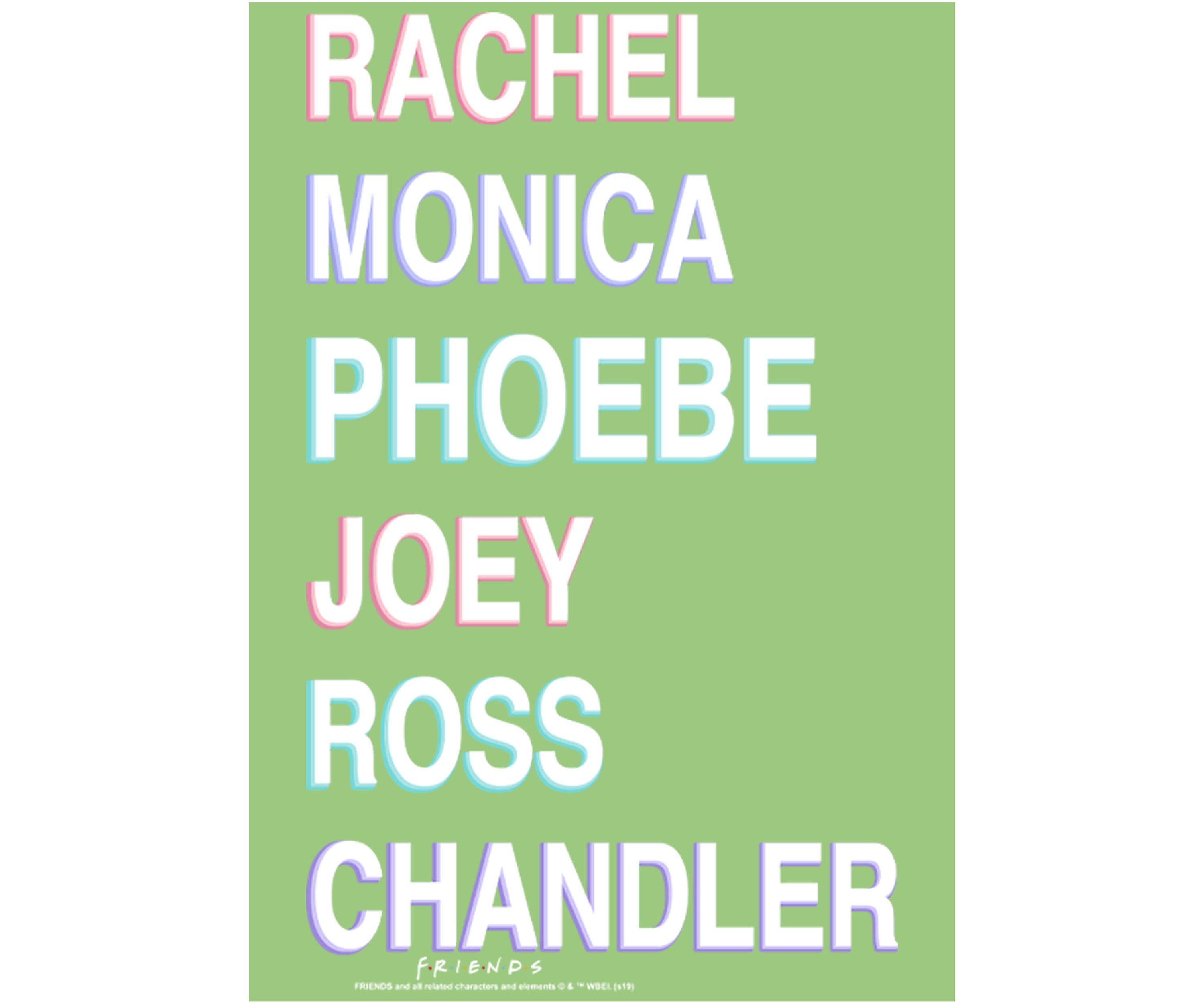 Girls 4-6x   Names Stacked Graphic T-Shirt