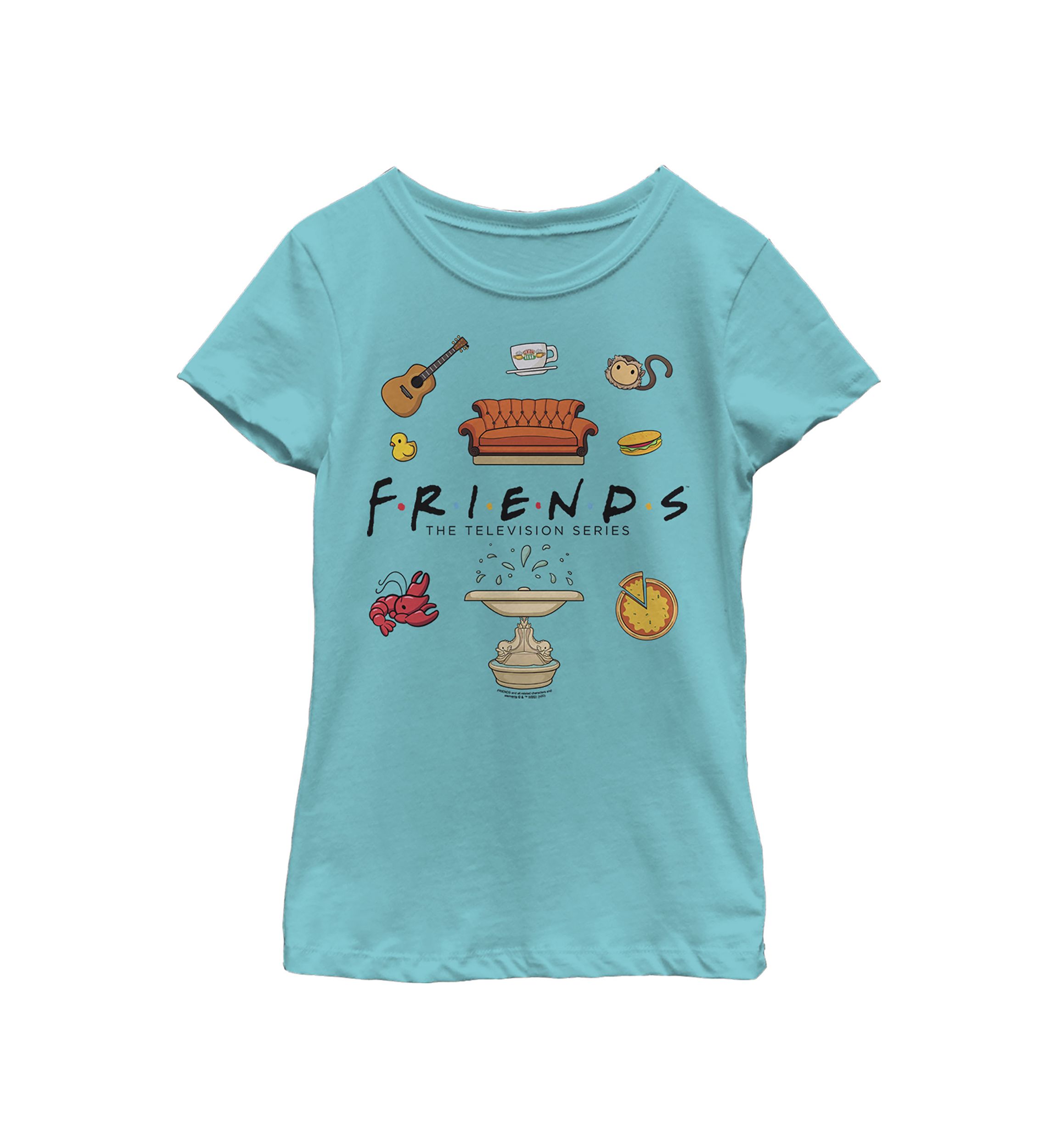 Girls 4-6x   Chibi Jumble Graphic T-Shirt