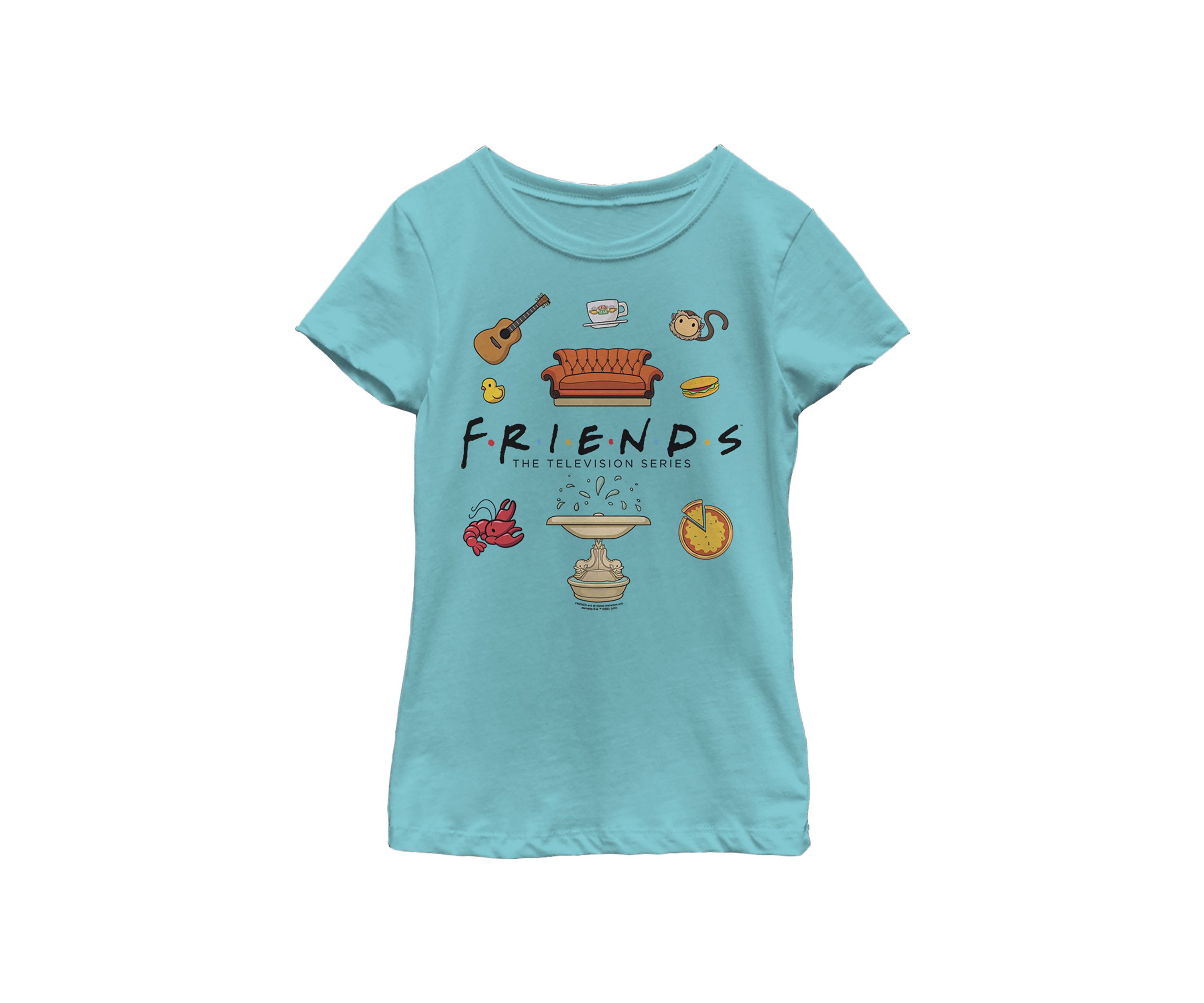 Girls 4-6x   Chibi Jumble Graphic T-Shirt