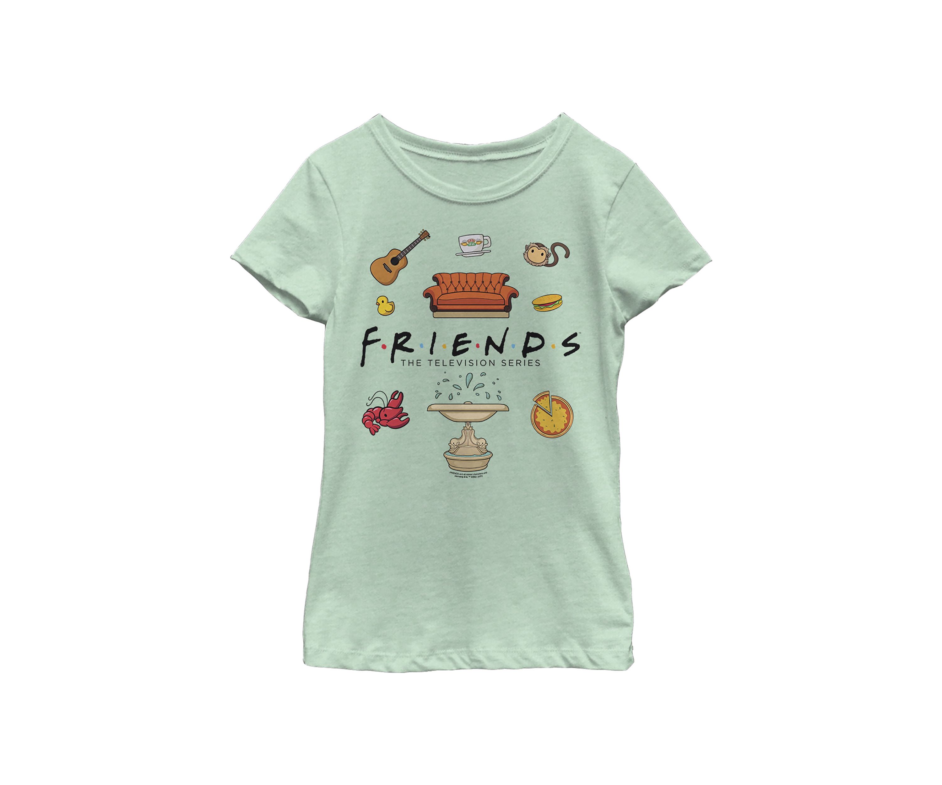 Girls 4-6x   Chibi Jumble Graphic T-Shirt