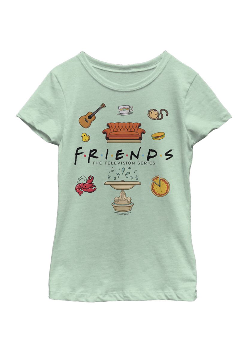 Girls 4-6x   Chibi Jumble Graphic T-Shirt