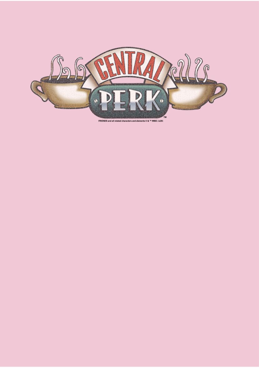 Girls 4-6x  Central Perk Logo Graphic T-Shirt