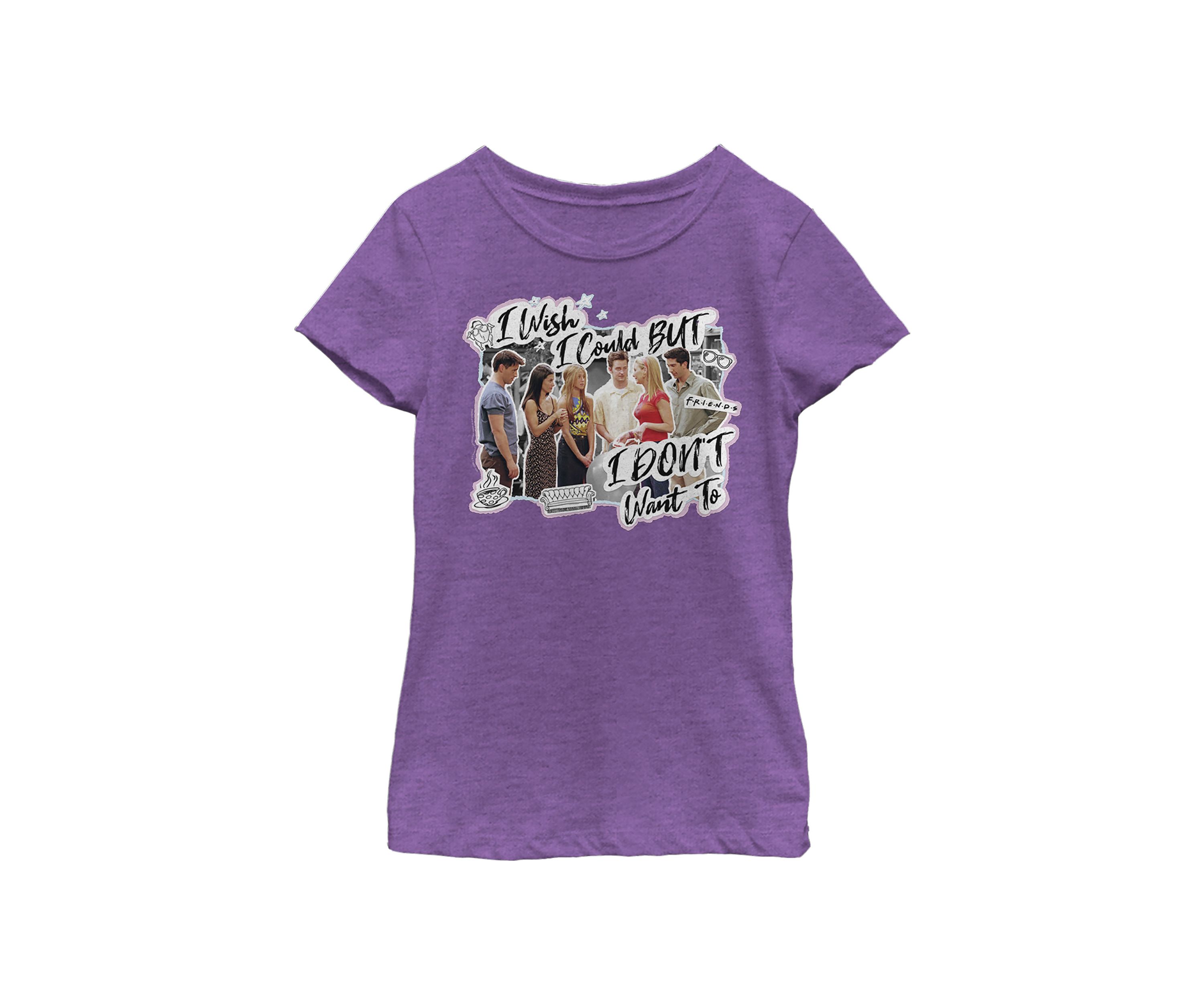Girls 4-6x  I Dont Want To Graphic T-Shirt