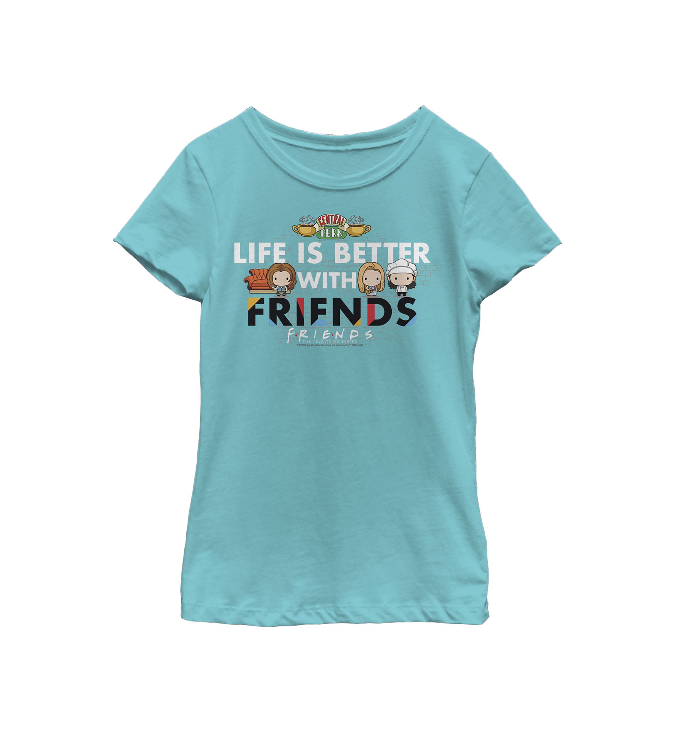 Girls 4-6x  Life Is Better Graphic T-Shirt