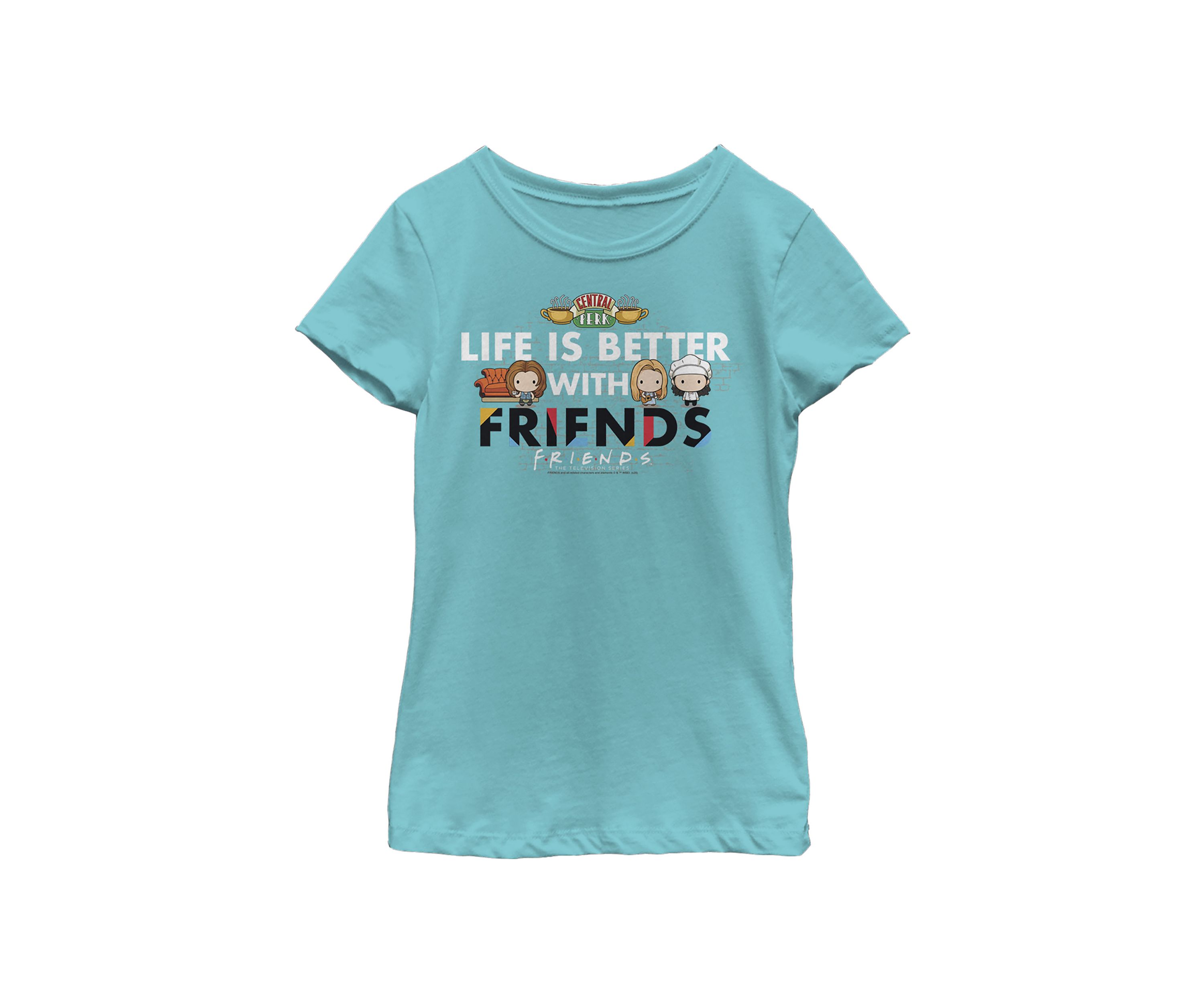 Girls 4-6x  Life Is Better Graphic T-Shirt