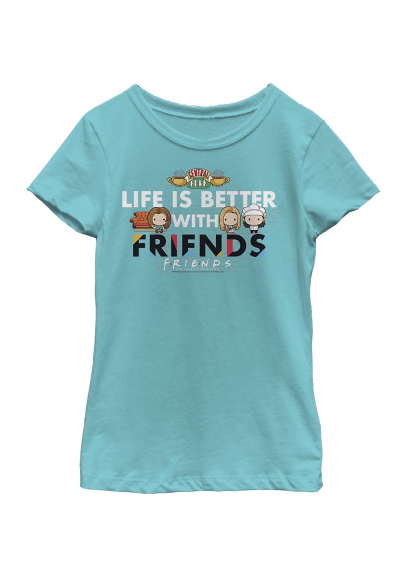 Girls 4-6x  Life Is Better Graphic T-Shirt