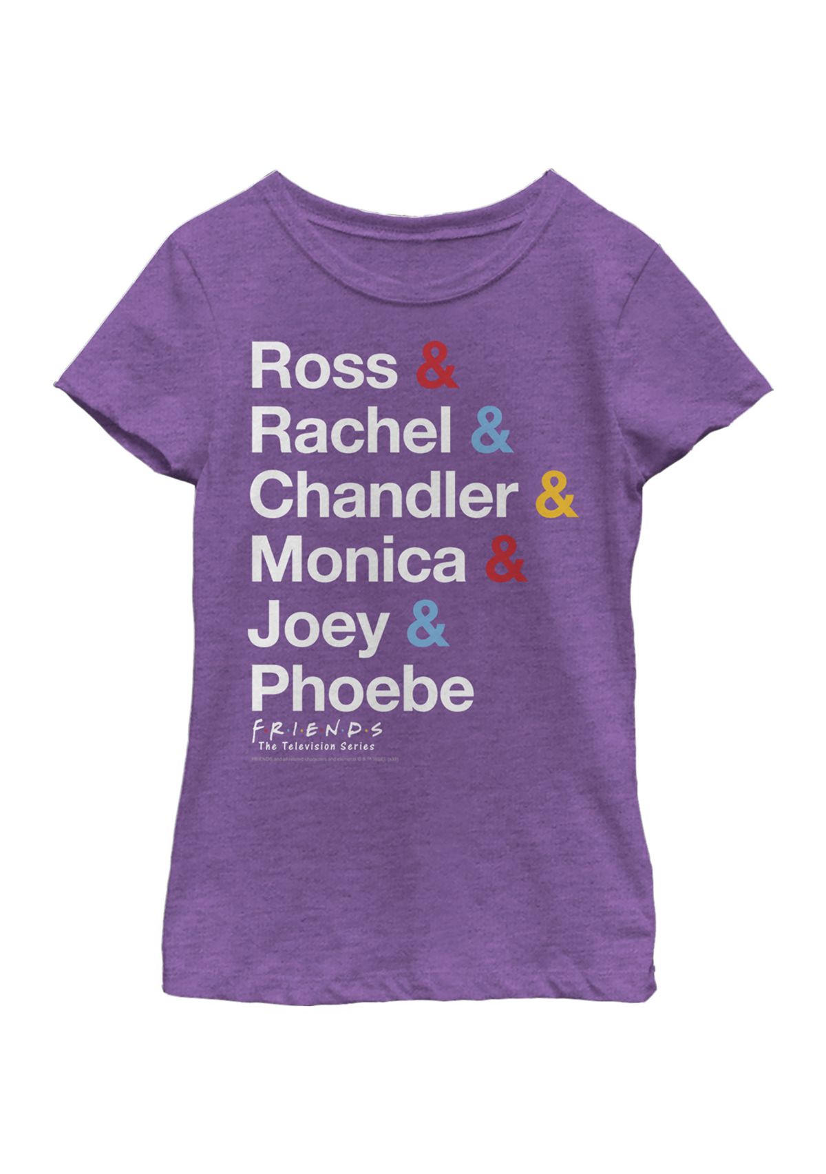 Girls 4-6x  Friends Classic Name Stack Graphic T-Shirt