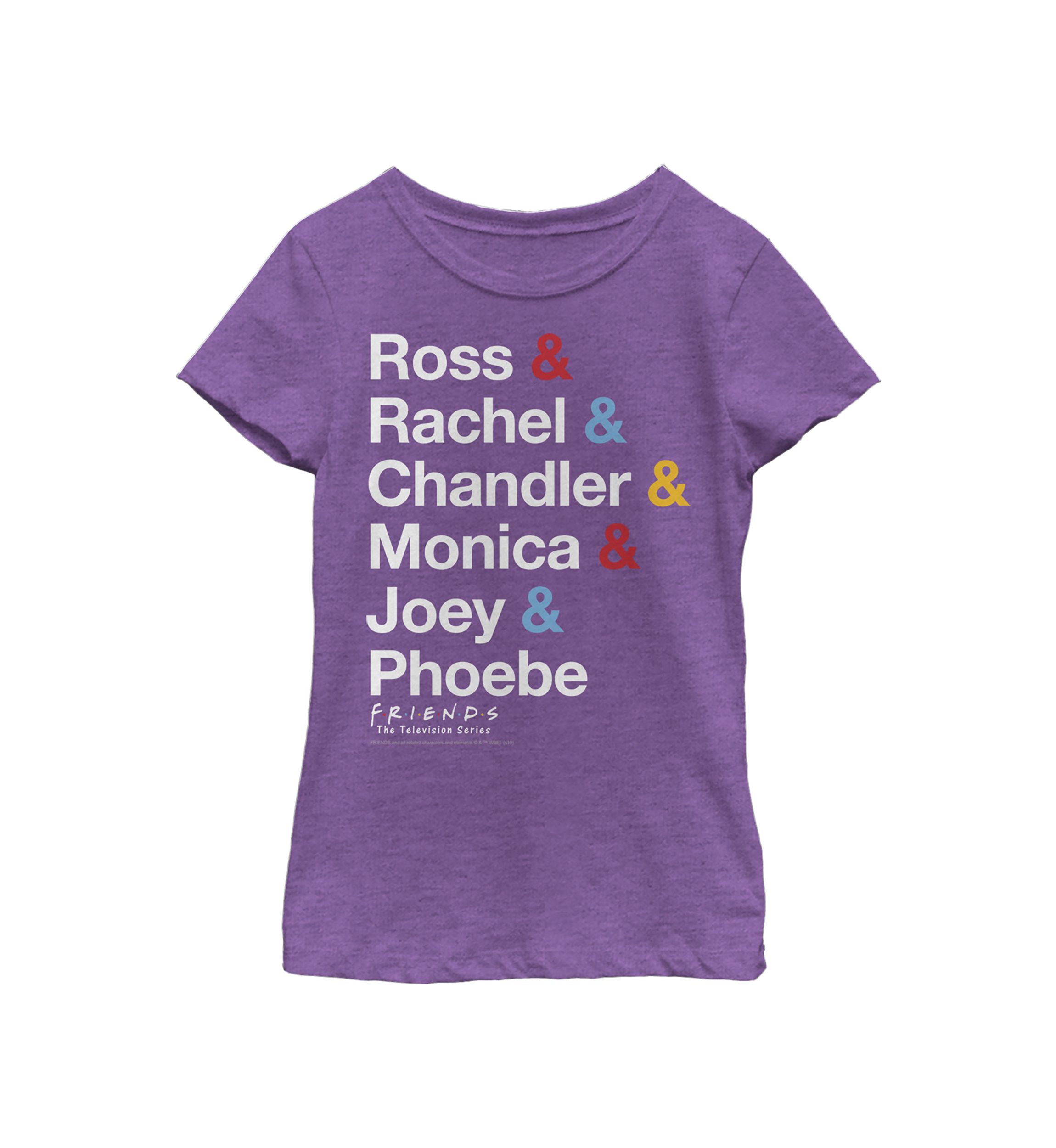 Girls 4-6x  Friends Classic Name Stack Graphic T-Shirt